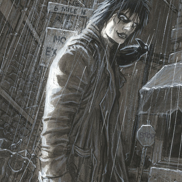 B4原画 crow CROW DEAD TIME #3 JAMES O'BARR FANEXPO DALLAS EXCLUSIVE VIRGIN VARIANT