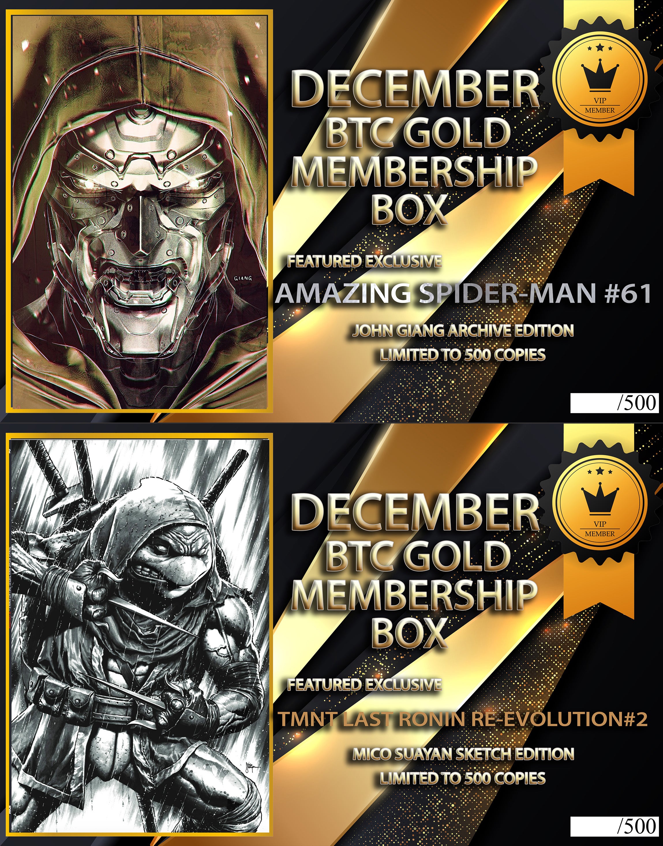 BTC GOLD MEMBERSHIP BOX