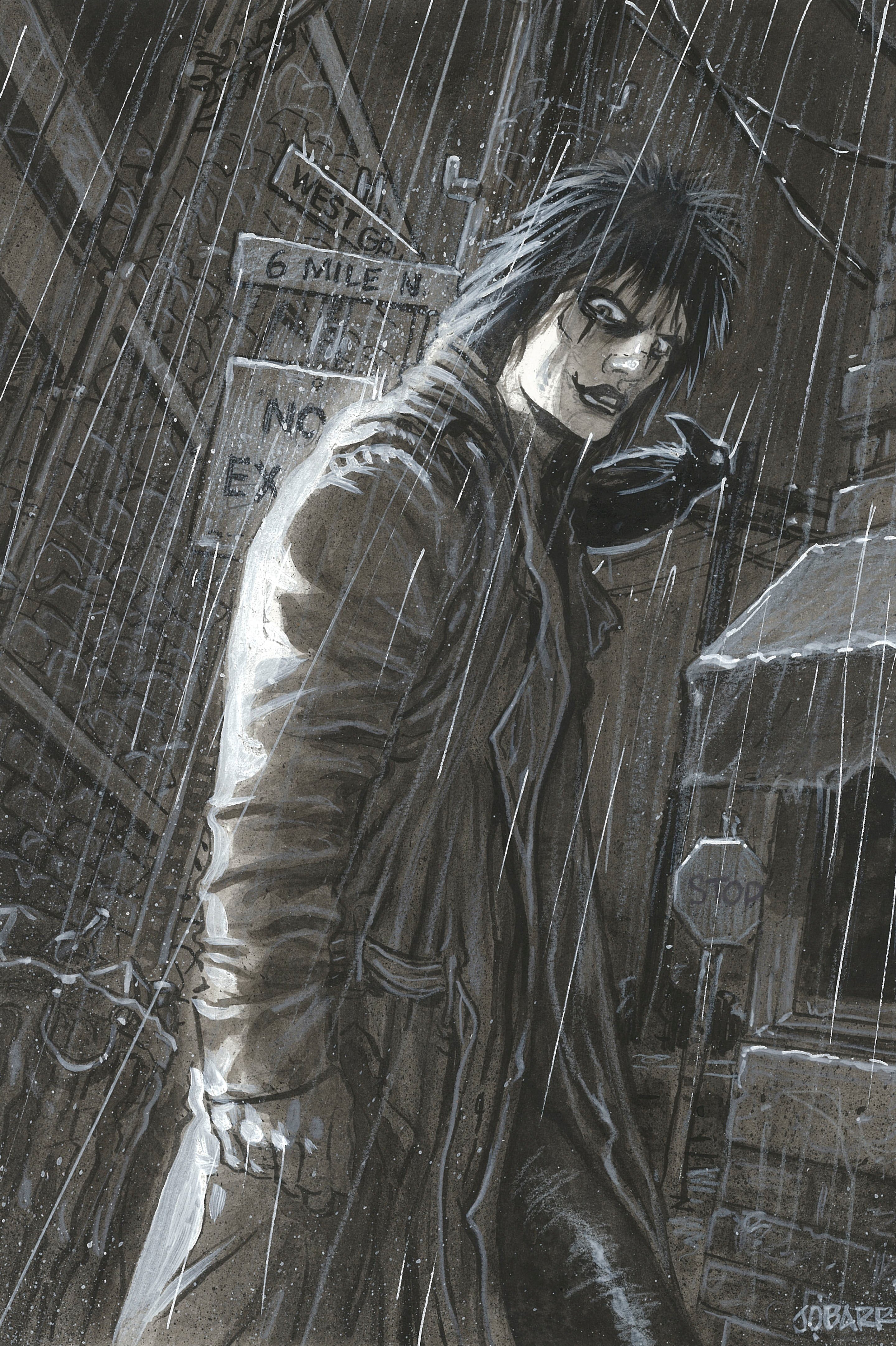 CROW DEAD TIME #3 JAMES O'BARR FANEXPO DALLAS EXCLUSIVE VIRGIN VARIANT