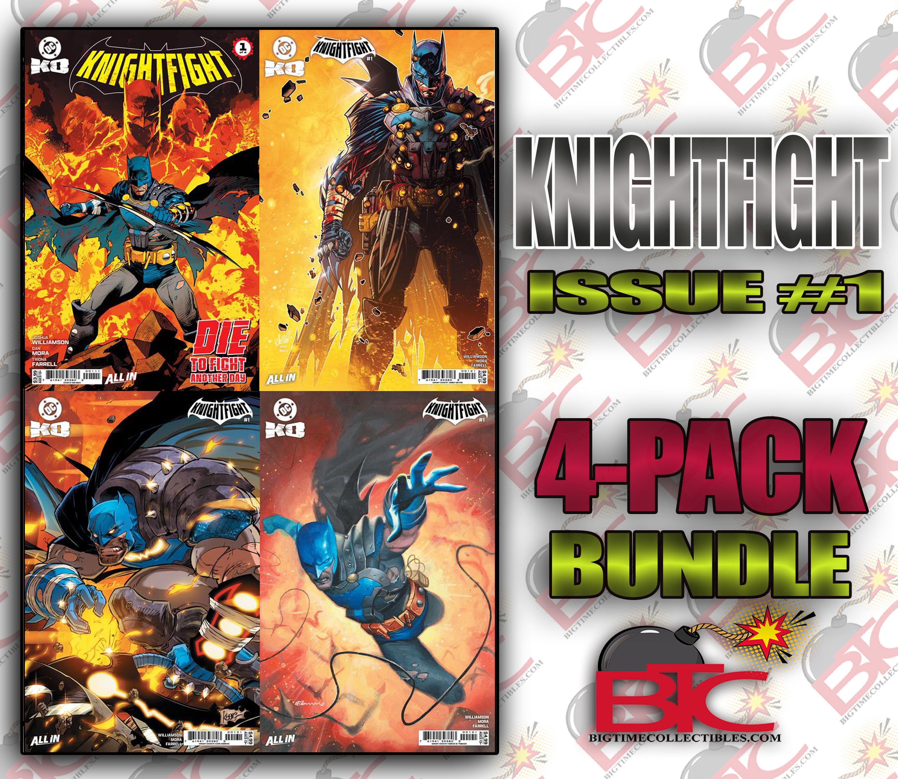 DC K.O. KNIGHTFIGHT #1 4-PACK BUNDLE -- [Expected In Stock Date : 11-05-25]
