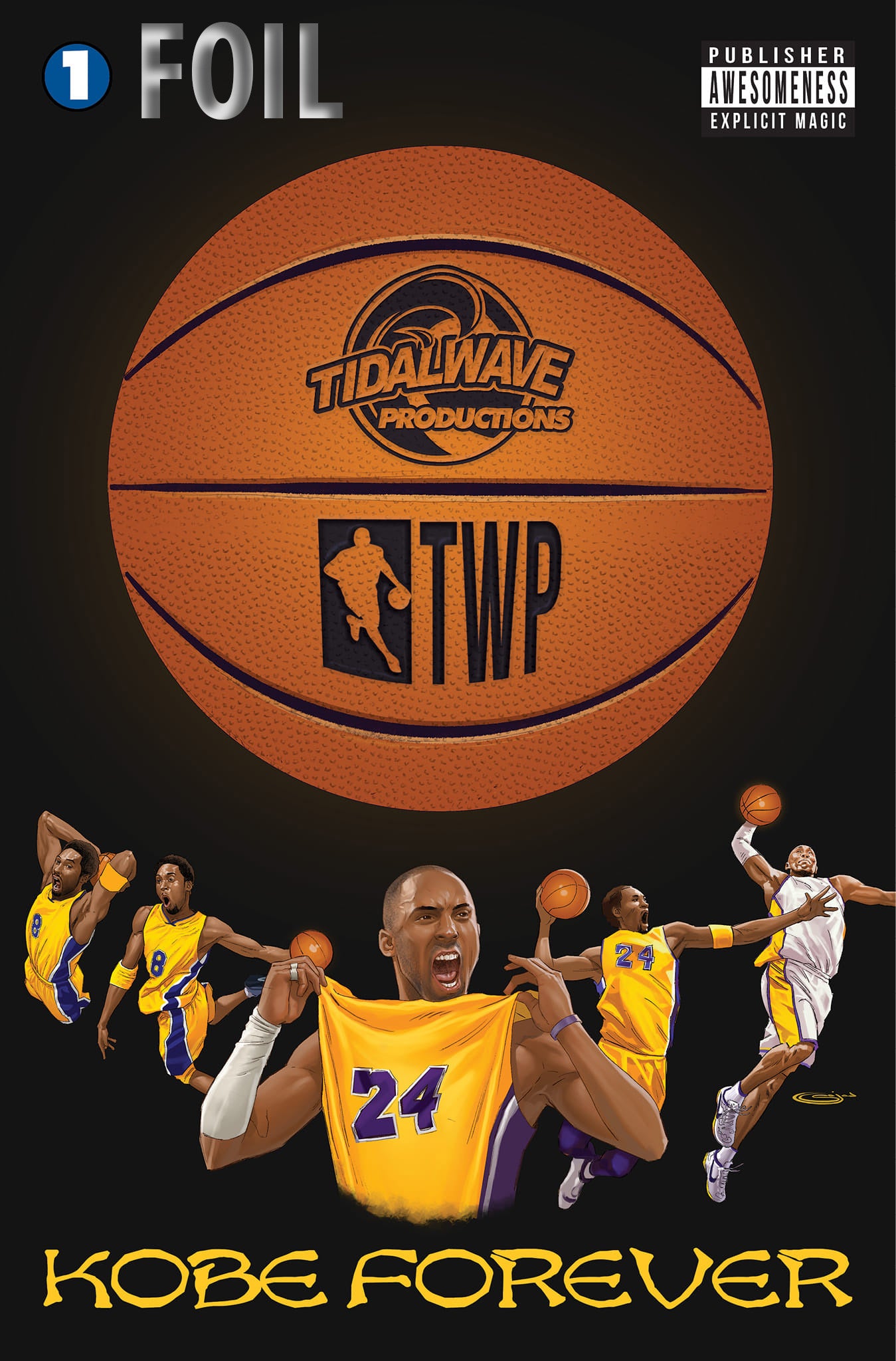 TRIBUTE: KOBE BRYANT #1 SAJAD SHAH EXCLUSIVE VARIANT OPTIONS