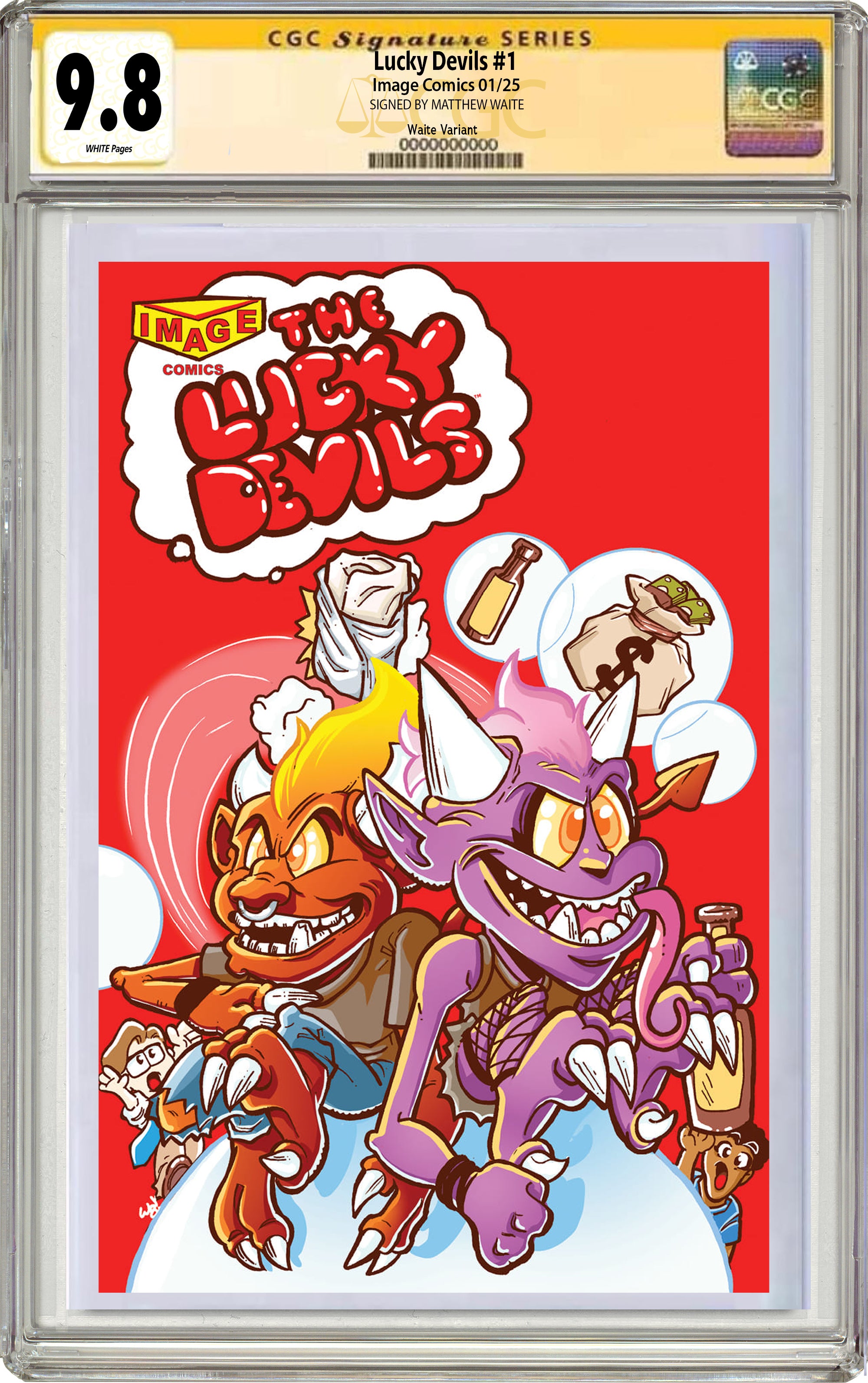 LUCKY DEVILS #1 MATTHEW WAITE BUBBLE BOBBLE MEGACON EXCLUSIVE VARIANT 02-06-25