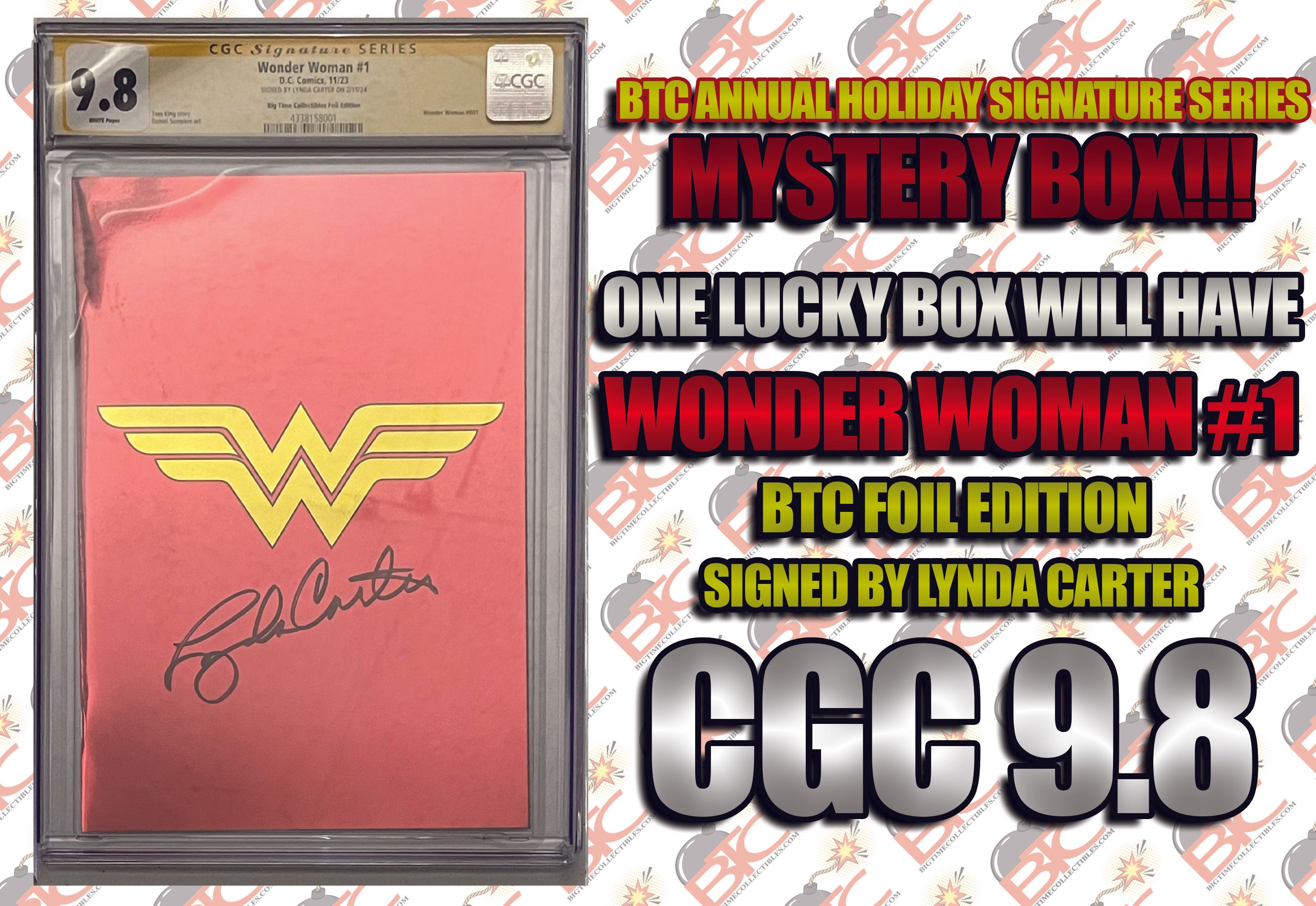 THE ANNUAL BTC HOLIDAY SIGNATURE SERIES MYSTERY BOX!!! LIMITED TO 150 BOXES