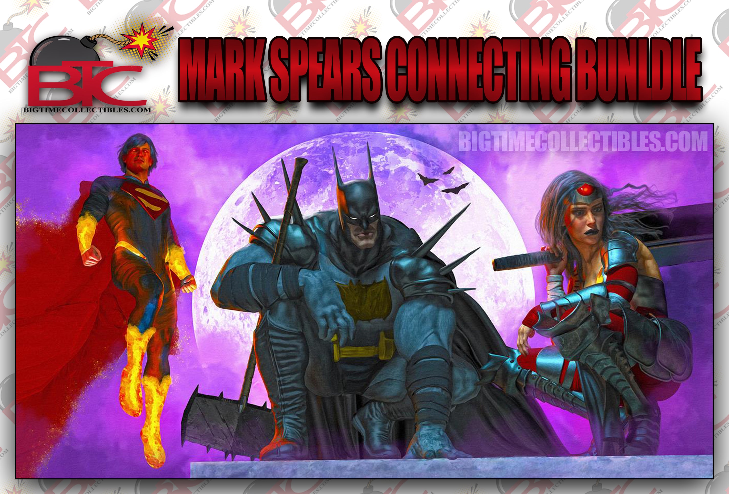 ABSOLUTE BATMAN SUPERMAN & WONDER WOMAN #1 Mark Spears Connecting Variant Bundle 06-25-25