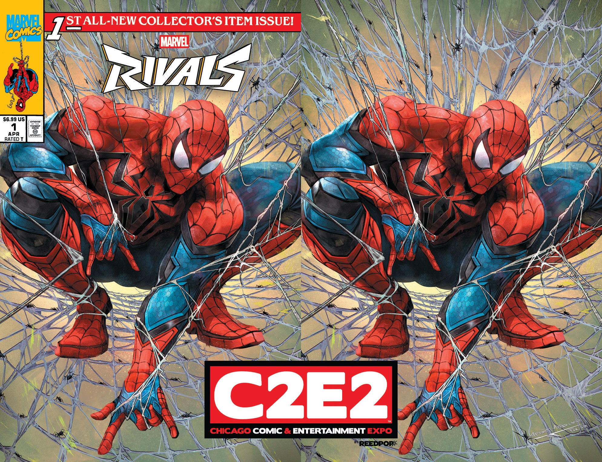 MARVEL RIVALS #1  IVAN TAO C2E2 EXCLUSIVE HOMAGE VARIANT OPTIONS 04-02-25