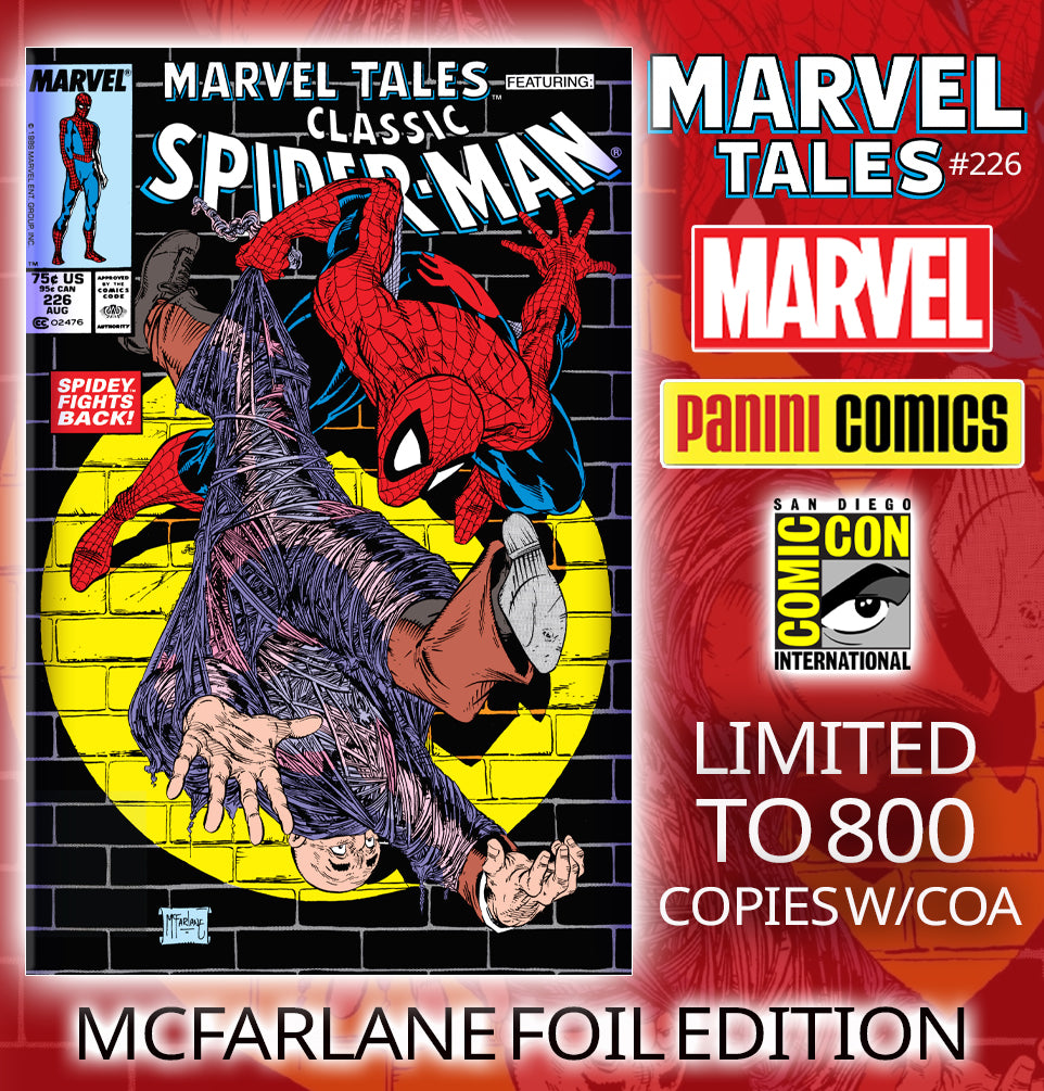 MARVEL TALES FEATURING SPIDER-MAN #226 TODD MCFARLANE SDCC EXCLUSIVE FOIL EDITION