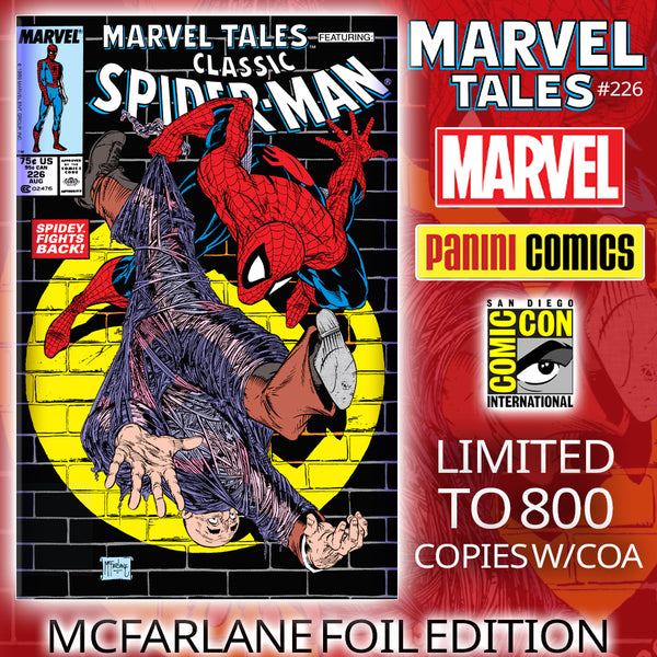 MARVEL TALES FEATURING SPIDER-MAN #226 TODD MCFARLANE SDCC EXCLUSIVE F