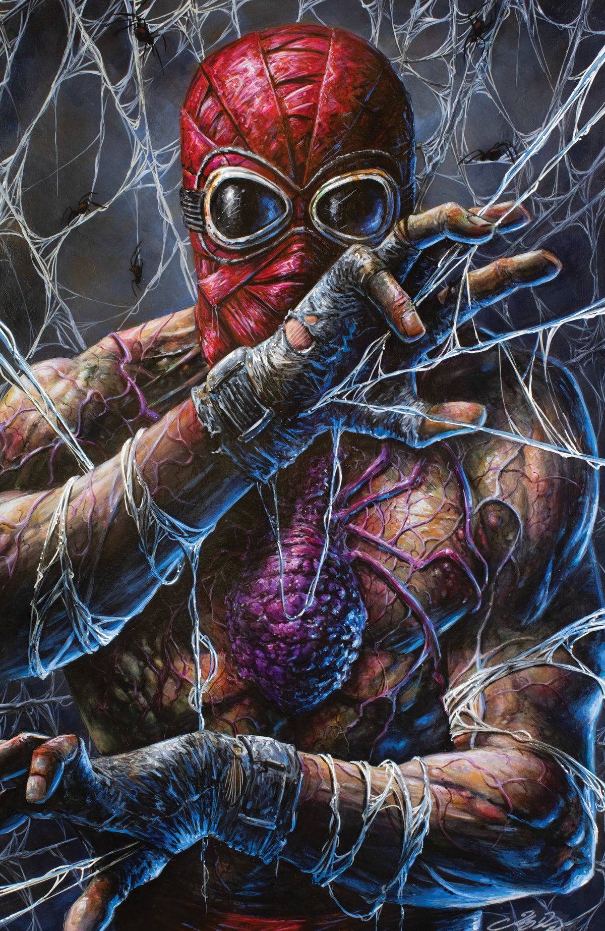 MIDNIGHT SPIDER-MAN #1 JOHNNY DESJARDINS NYCC EXCLUSIVE VARIANT COVERS
