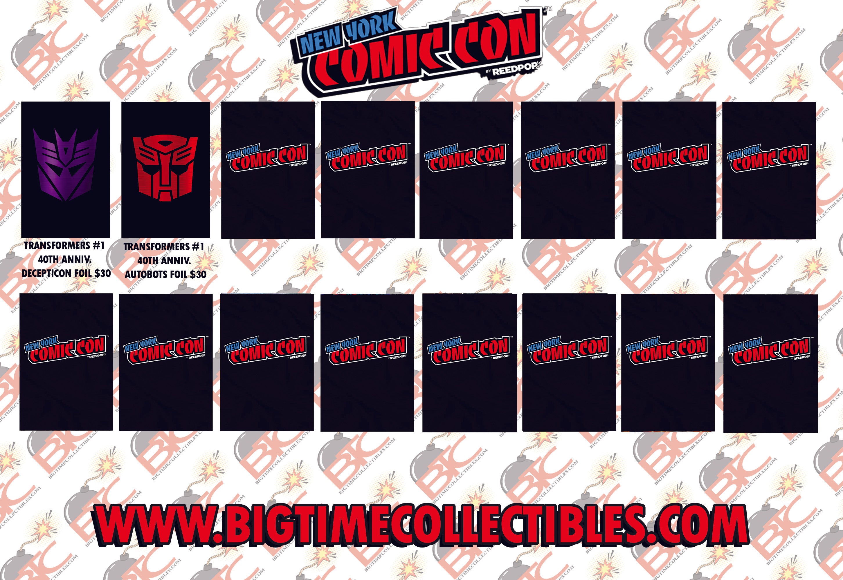 BTC NYCC 2024 16PACK BUNDLE DEAL (LIMITED TO 50 SETS)