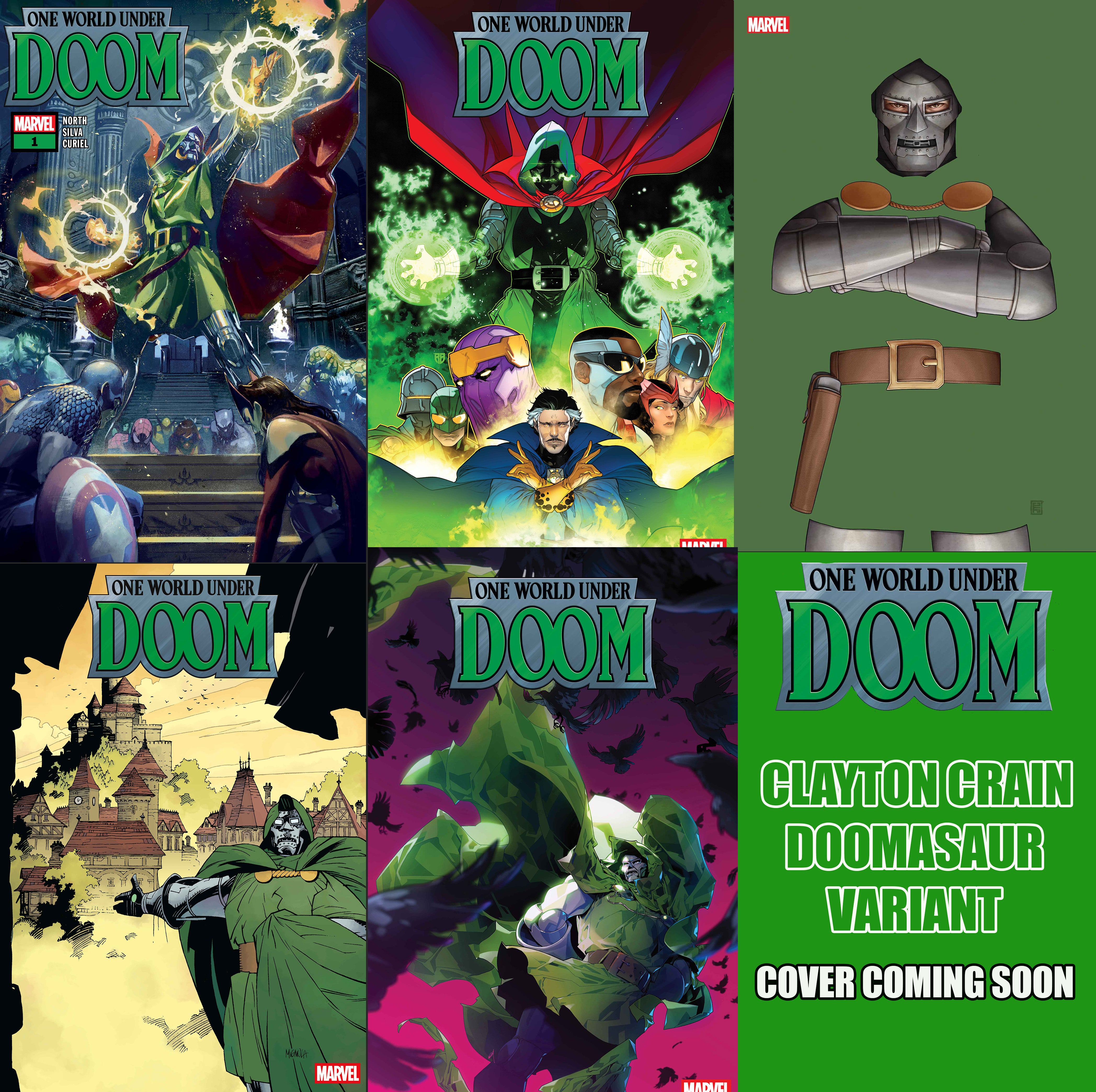 ONE WORLD UNDER DOOM #1 6-PACK BUNDLE -- [Expected In Stock Date : 02-12-25]