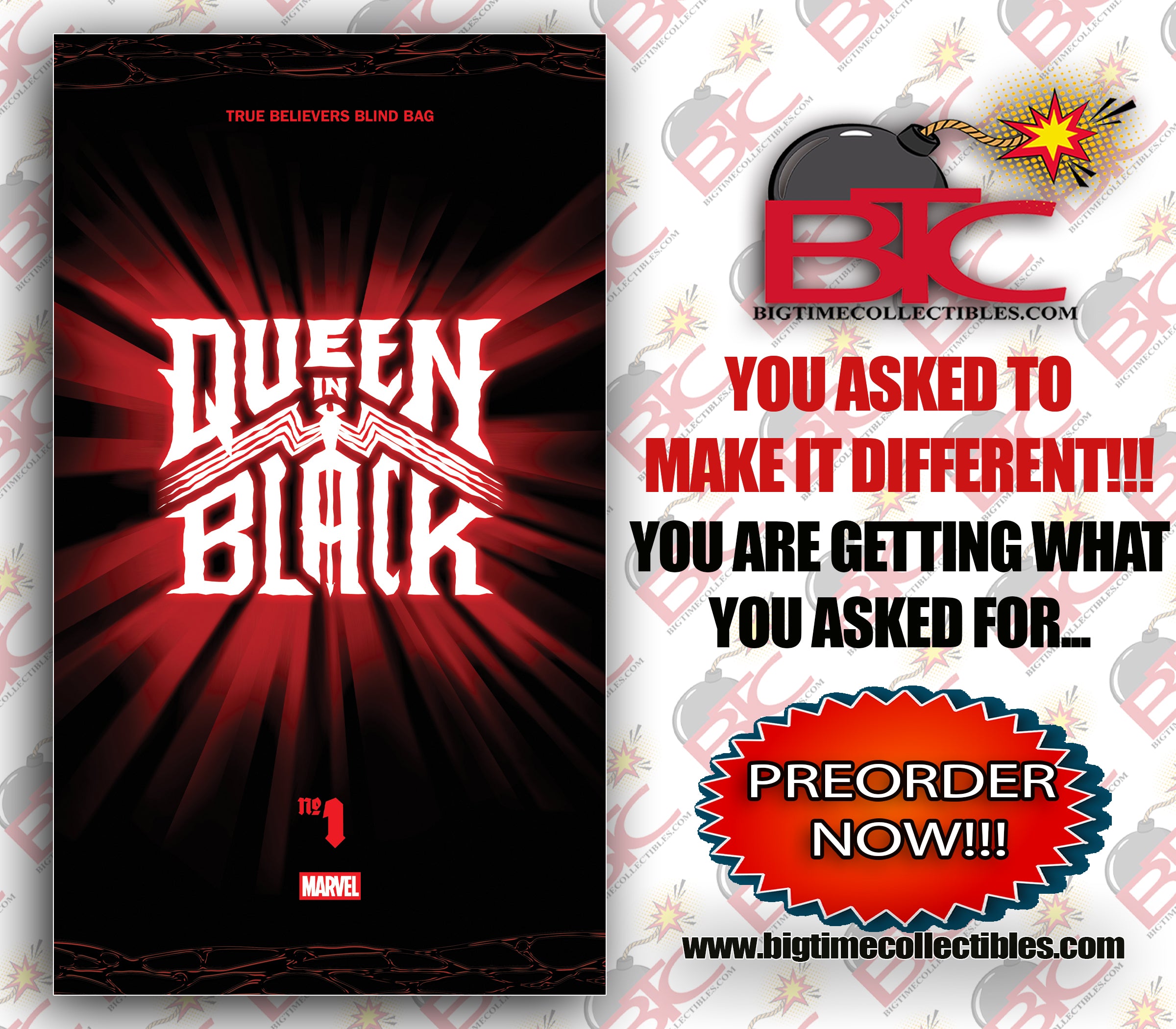 QUEEN IN BLACK #1 TRUE BELIEVERS BLIND BAG -- [Expected In Stock Date : 07-01-26]