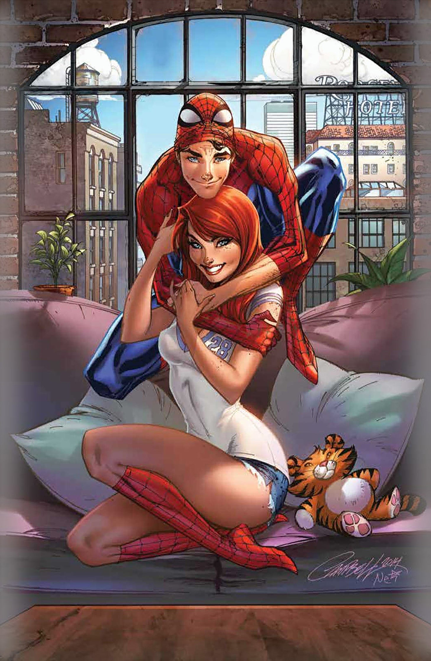 AMAZING SPIDER-MAN RENEW YOUR VOWS #1 J SCOTT CAMPBELL NYCC EXCLUSIVE FOIL IEDITION