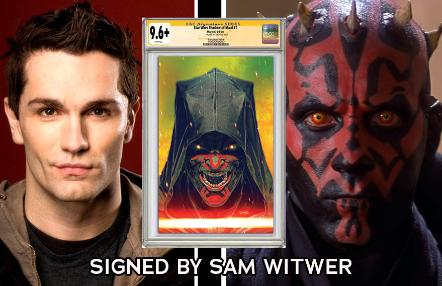 STAR WARS SHADOW OF MAUL #1 JOHN GIANG EXCLUSIVE VIRGIN SECRET DROP SIGNED BY SAM WITWER CGC 9.6 OR BETTER