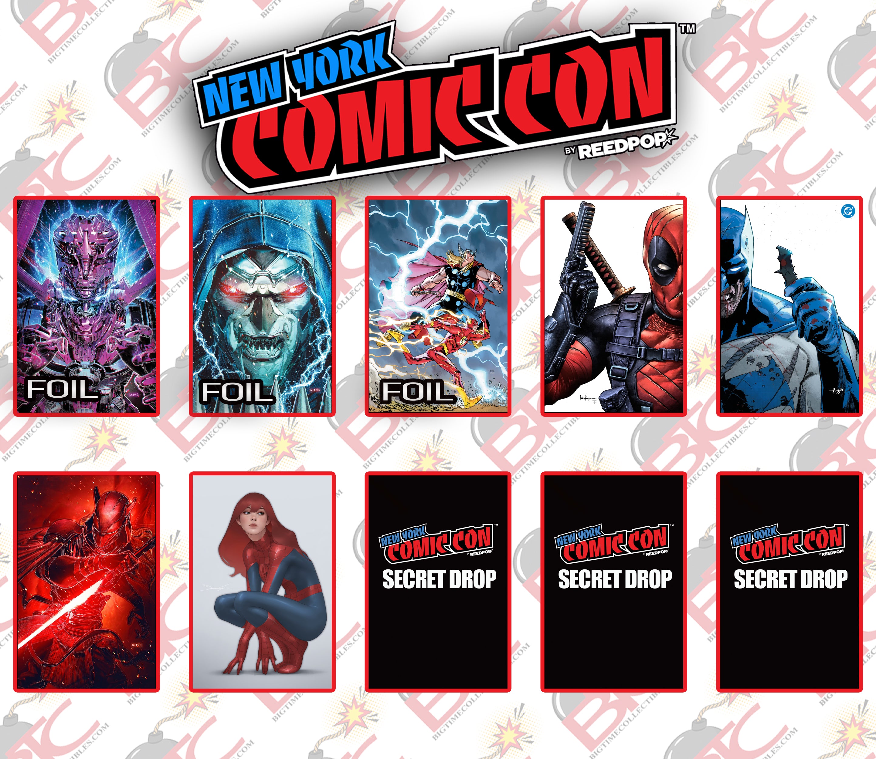 BTC NYCC SURPRISE DROP 10-PACK BUNDLE.