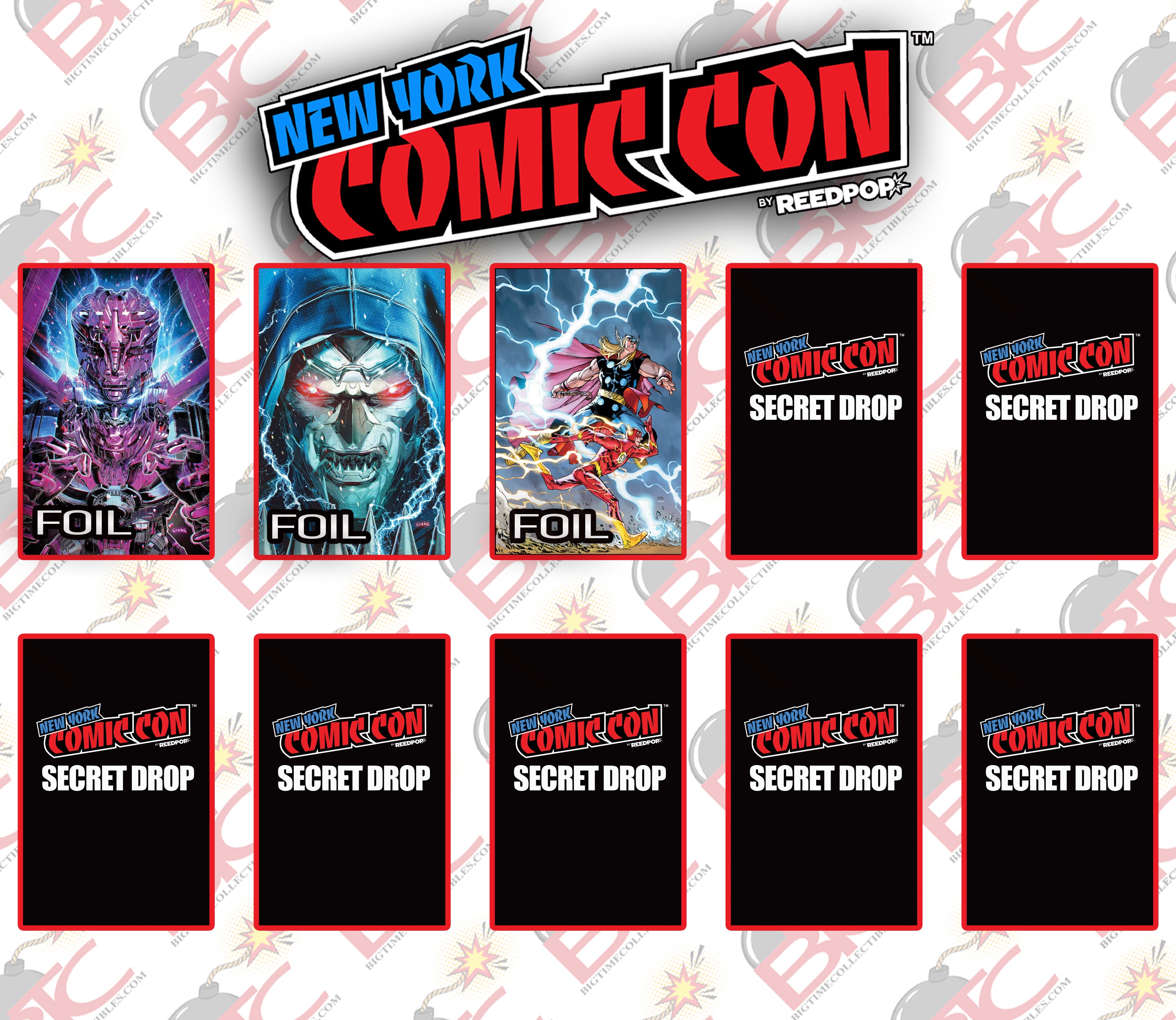 BTC NYCC SURPRISE DROP 10-PACK BUNDLE.