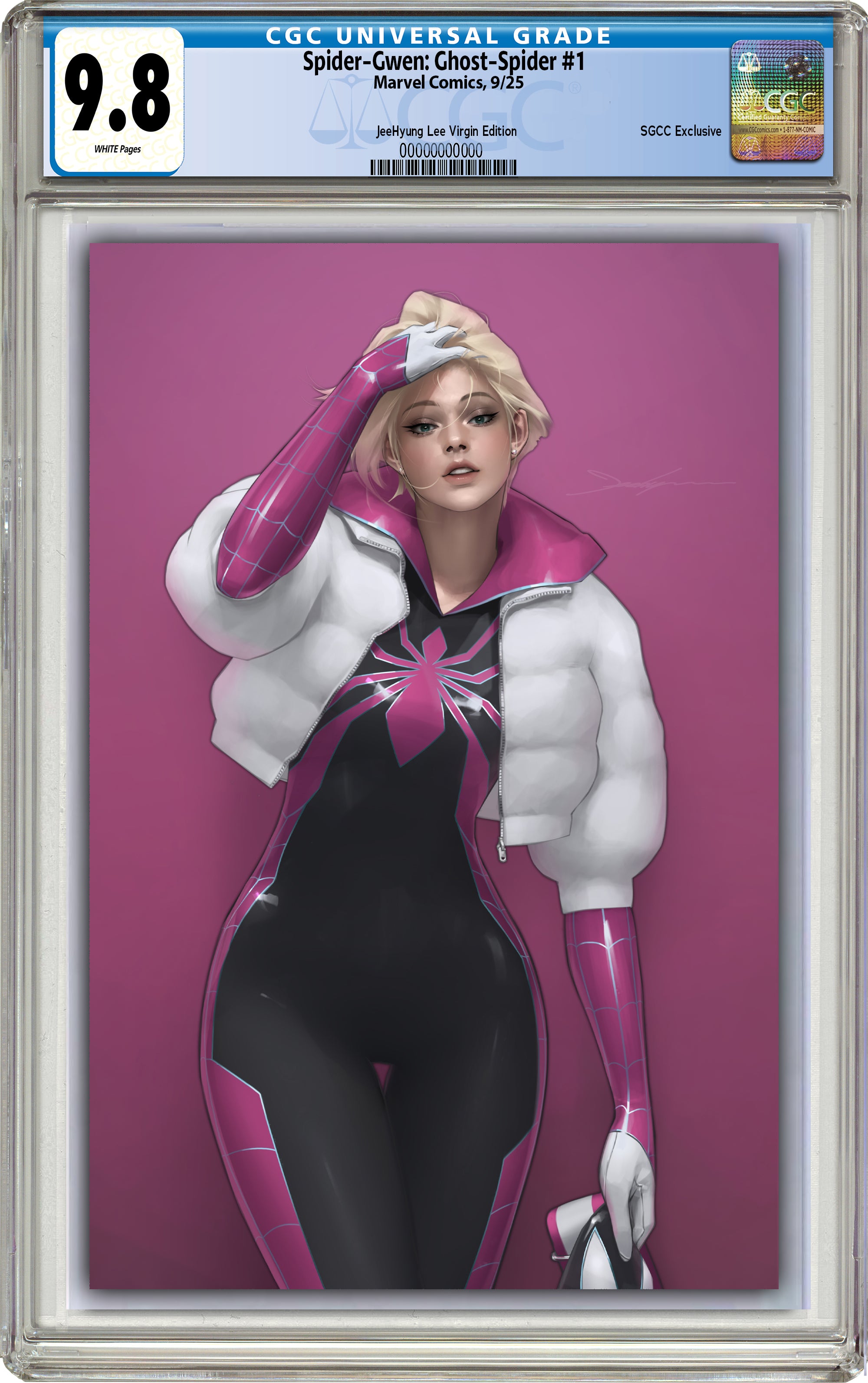 ALL-NEW SPIDER-GWEN: THE GHOST-SPIDER #1 JEEHYUNG LEE SGCC EXCLUSIVE SECRET DROP