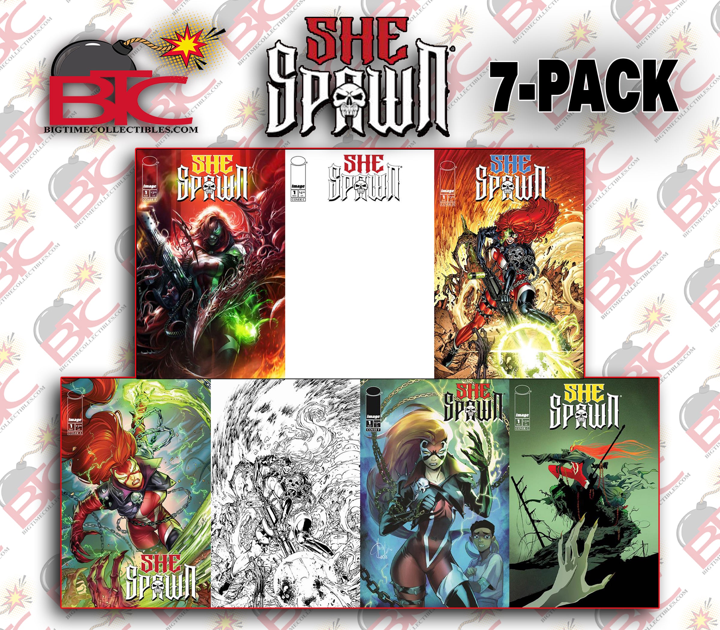 SHE-SPAWN #1 7-PACK BUNDLE [05-06-26]