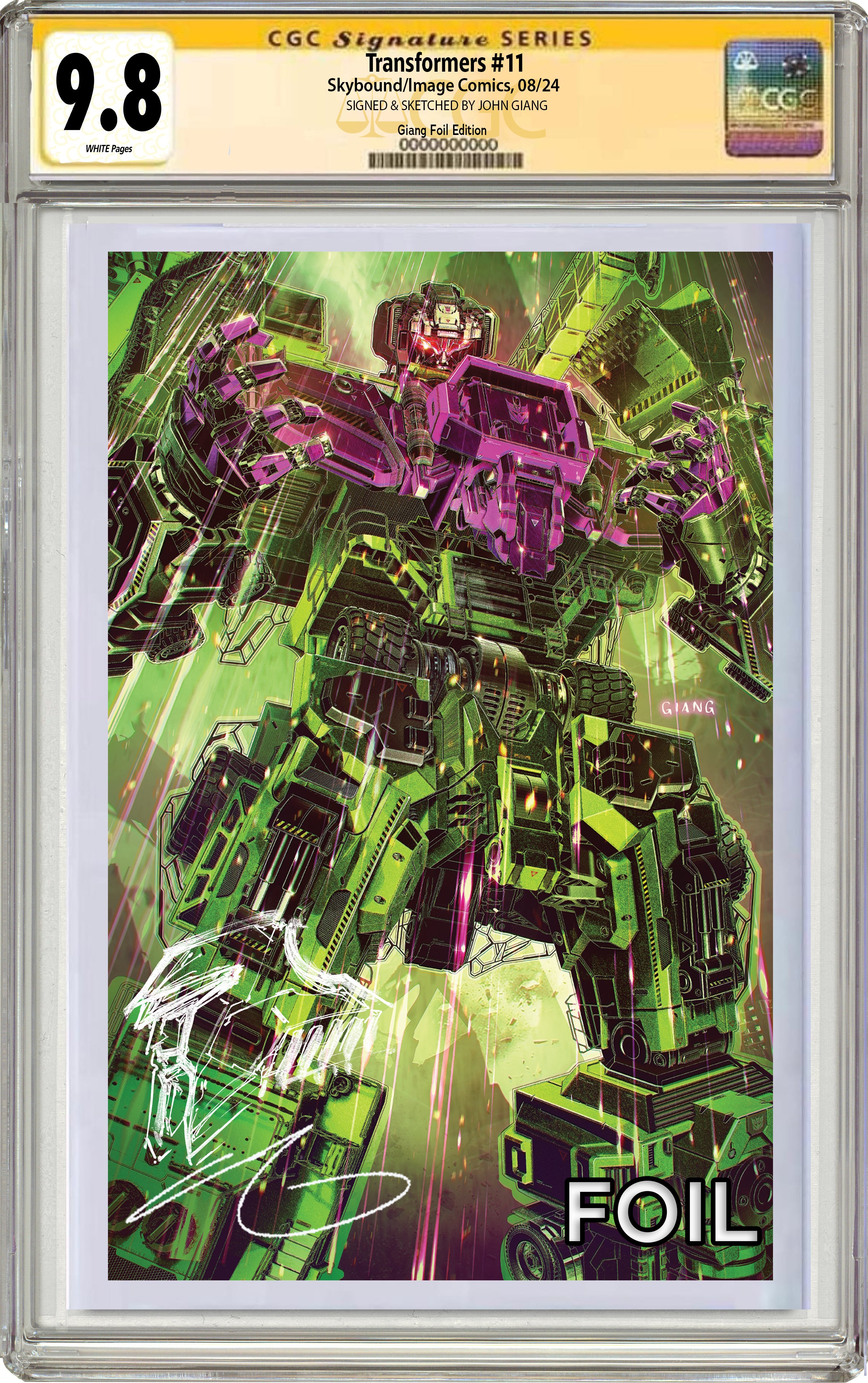 TRANSFORMERS #11 JOHN GIANG NYCC EXCLUSIVE FOIL EDITION OPTIONS