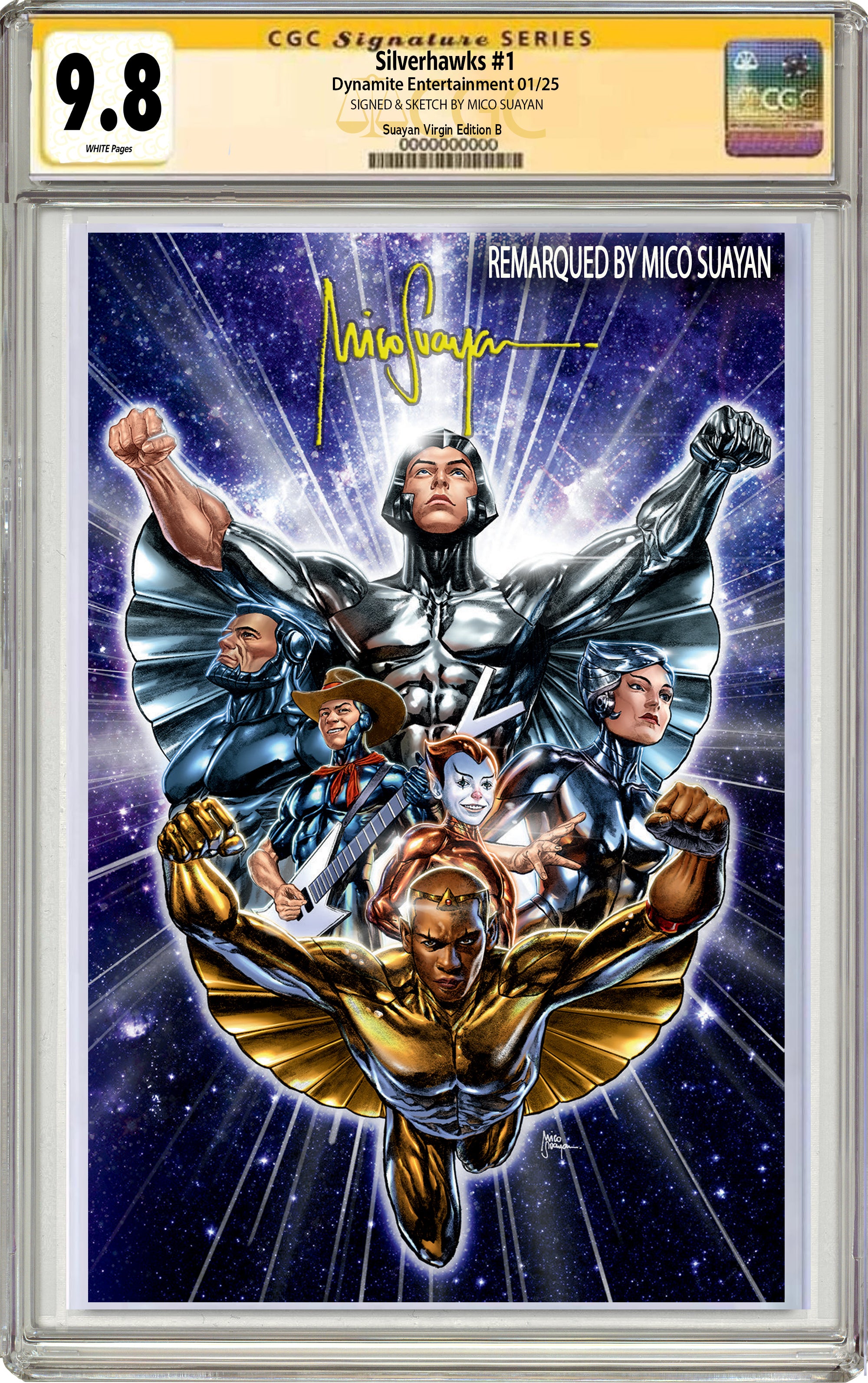 SILVERHAWKS #1 MICO SUAYAN MEGACON EXCLUSIVE VARIANT COVERS  01-29-25