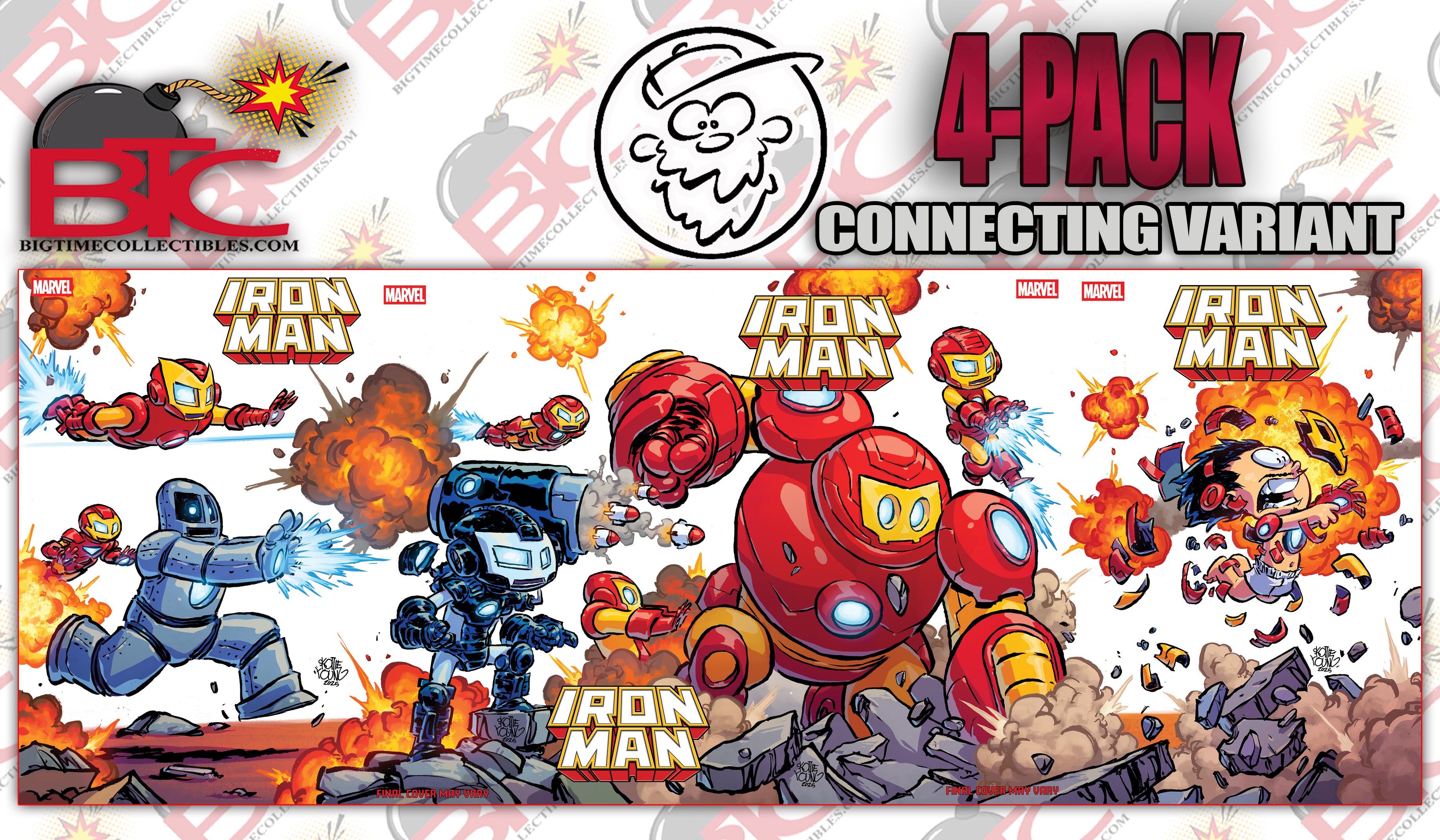 IRON MAN SKOTTIE YOUNG 4-PART CONNECTING VARIANT (04-08-26)