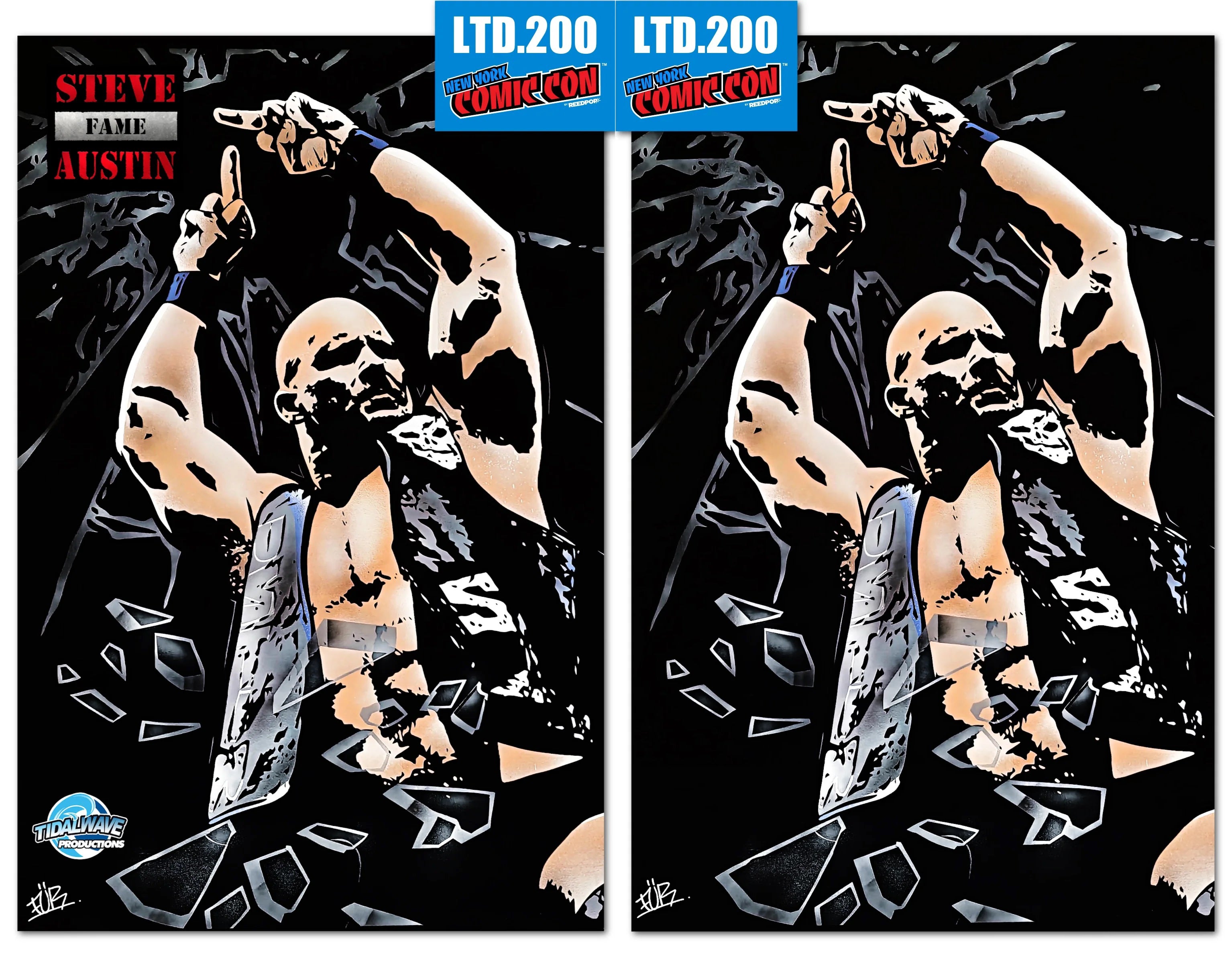 STONE COLD STEVE AUSTIN #1 SPRAY PAINT FUR NYCC EDITION OPTIONS (I95)