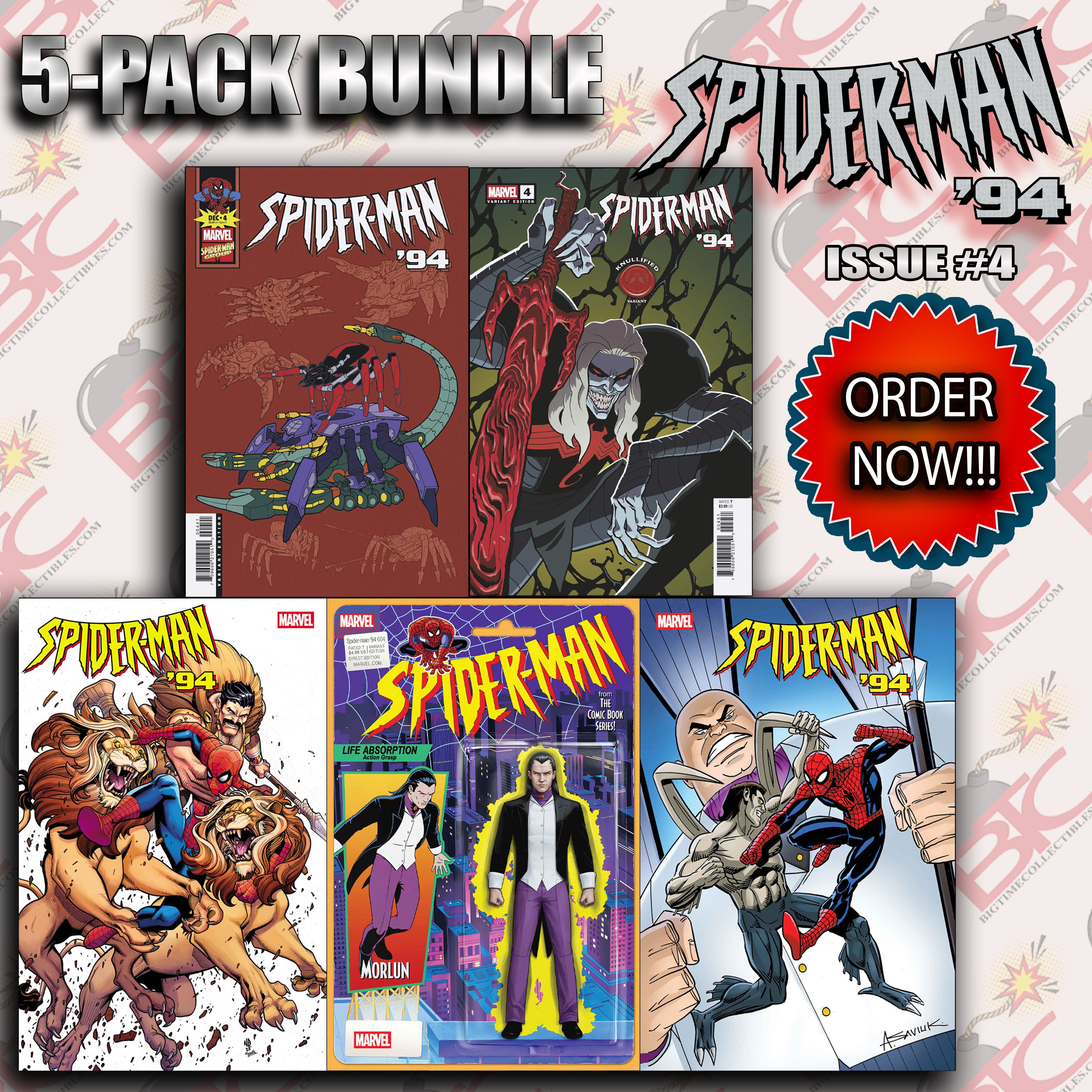 SPIDER-MAN '94 #4 5-PACK BUNLDE -- [Expected In Stock Date : 12-24-25]