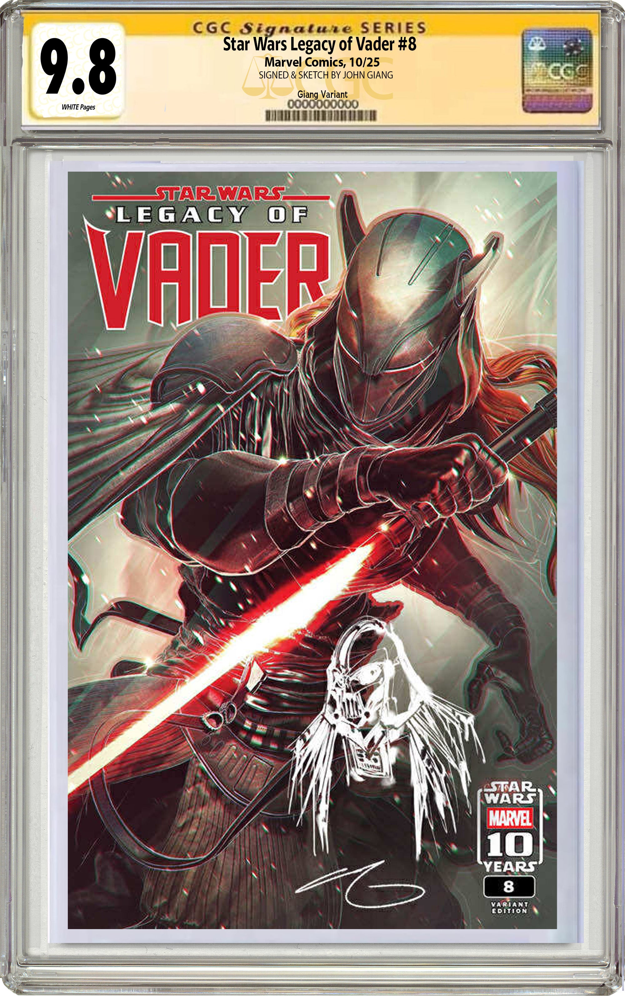 STAR WARS: LEGACY OF VADER #8 JOHN GIANG NYCC EXCLUSIVE EDITION