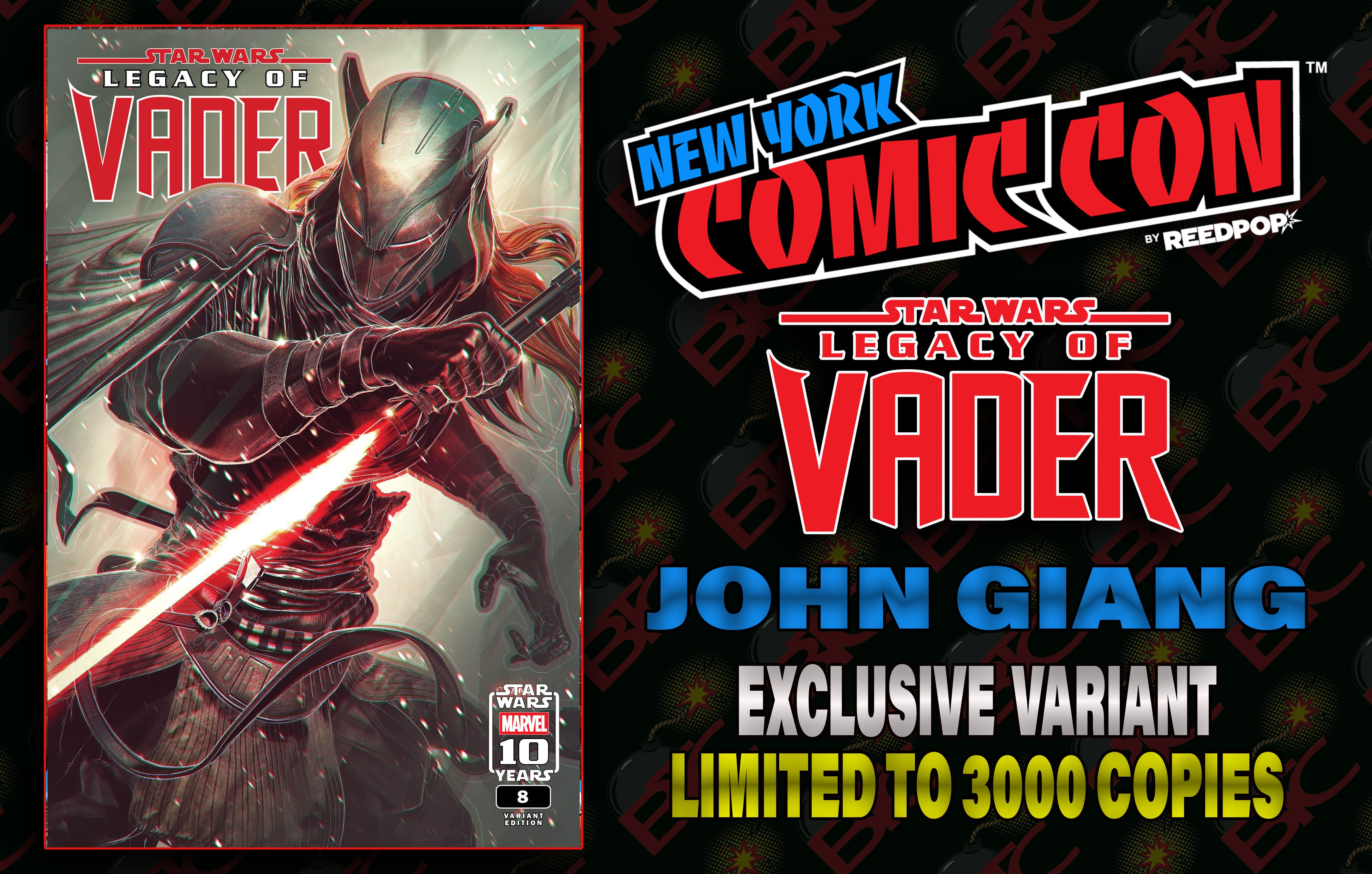 STAR WARS: LEGACY OF VADER #8 JOHN GIANG NYCC EXCLUSIVE EDITION