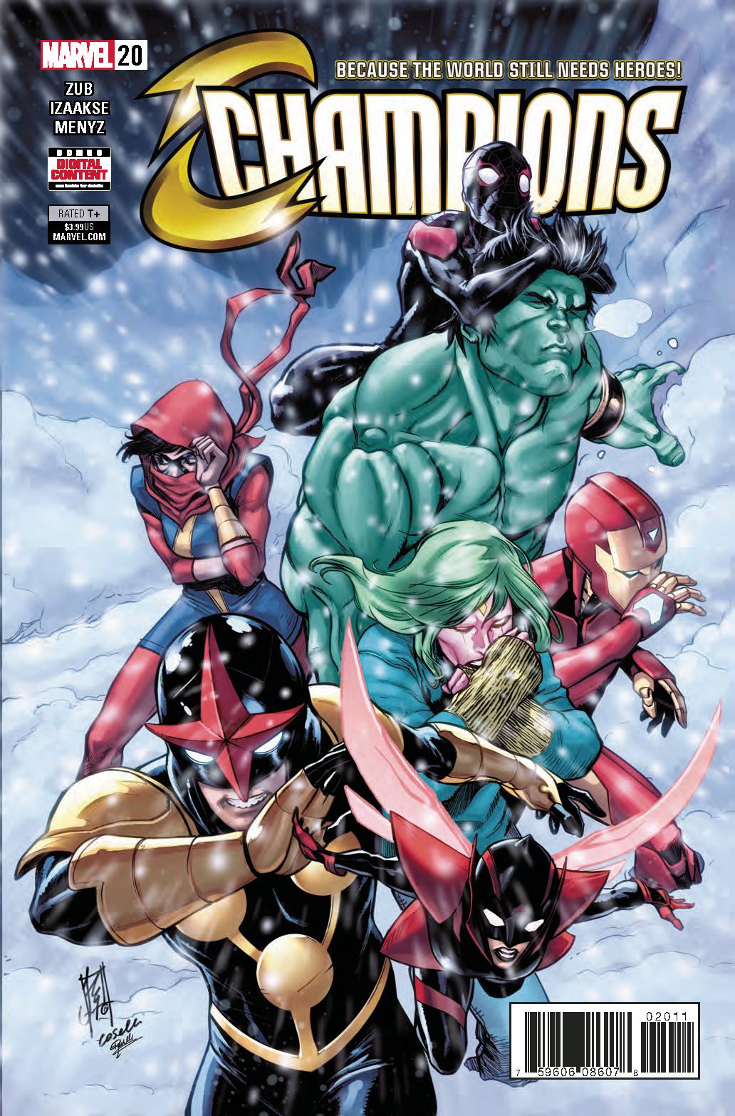 CHAMPIONS #20 1ST APPEARANCE OF SNOWGUARD 05/2018