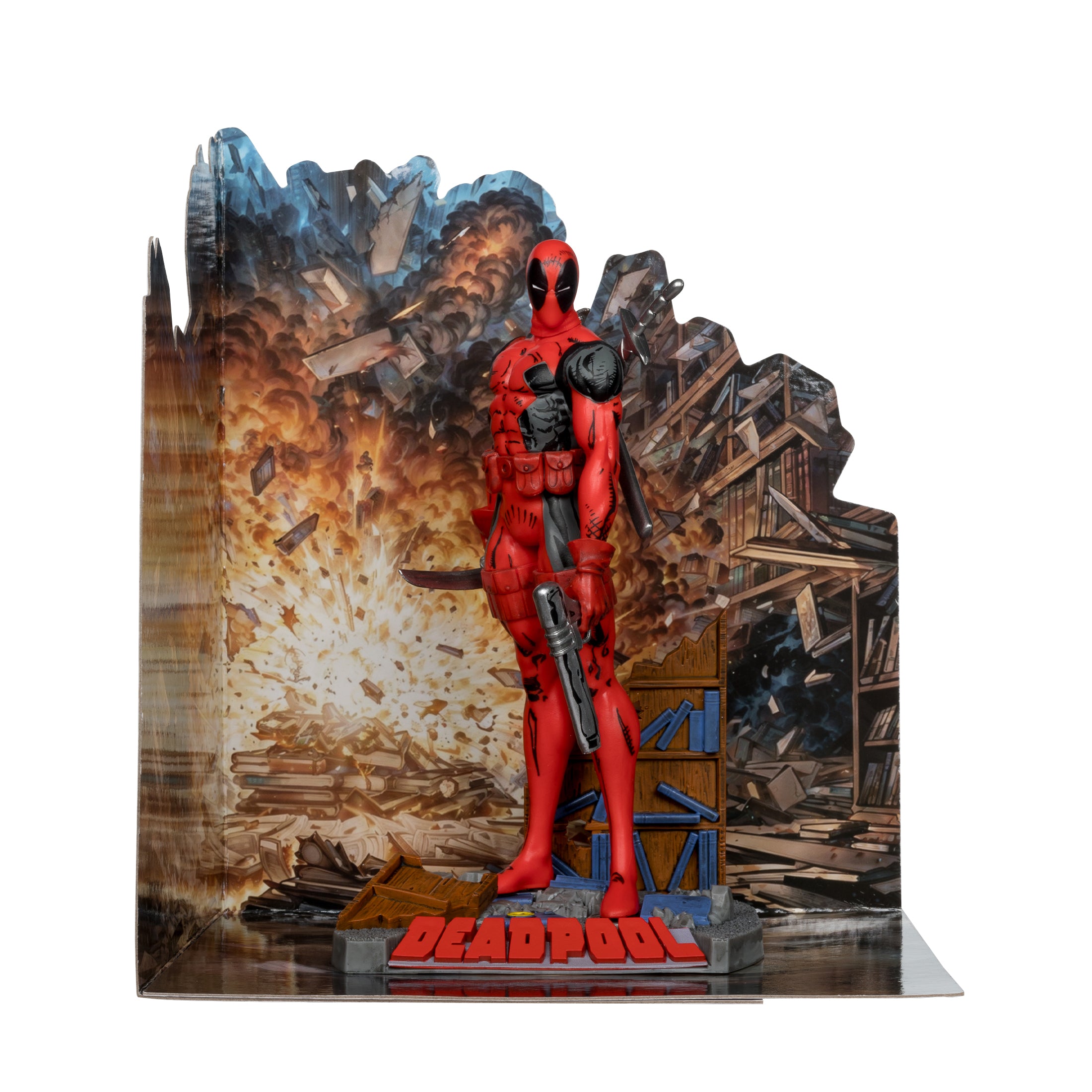 MCFARLANE MARVEL WV1 NEW MUTANTS #98 DEADPOOL 1/10 SCALE FIGURE