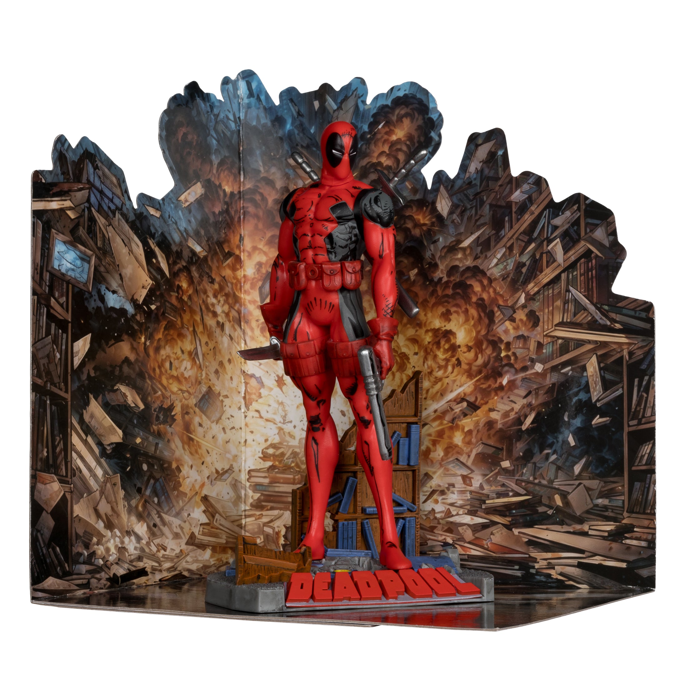 MCFARLANE MARVEL WV1 NEW MUTANTS #98 DEADPOOL 1/10 SCALE FIGURE