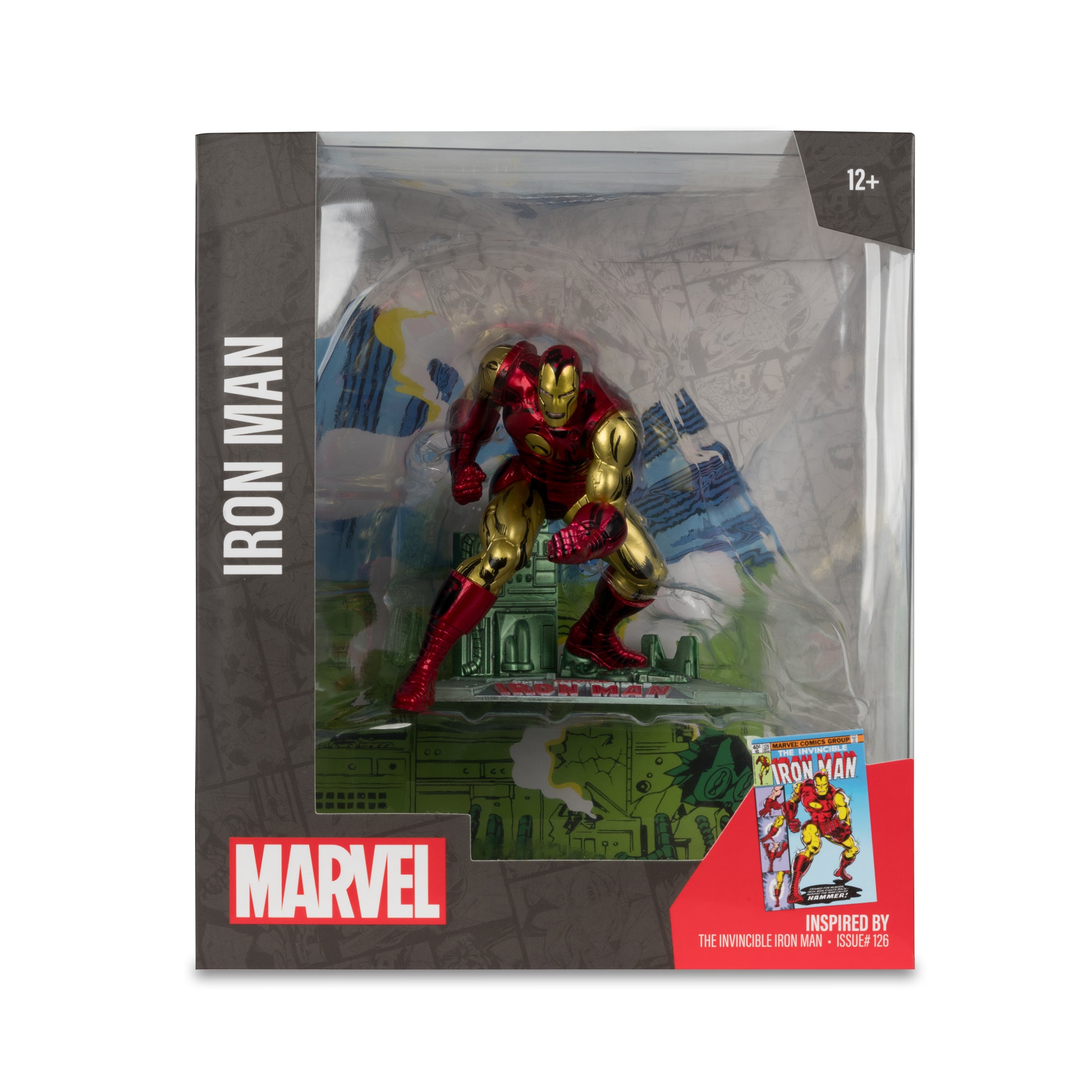 MCFARLANE MARVEL WV1 IRON MAN #126 1/10 SCALE FIGURE