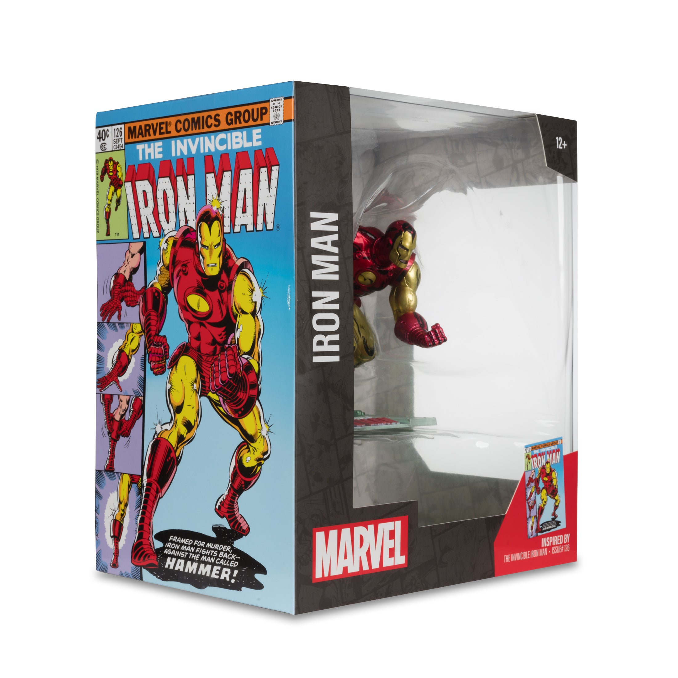 MCFARLANE MARVEL WV1 IRON MAN #126 1/10 SCALE FIGURE