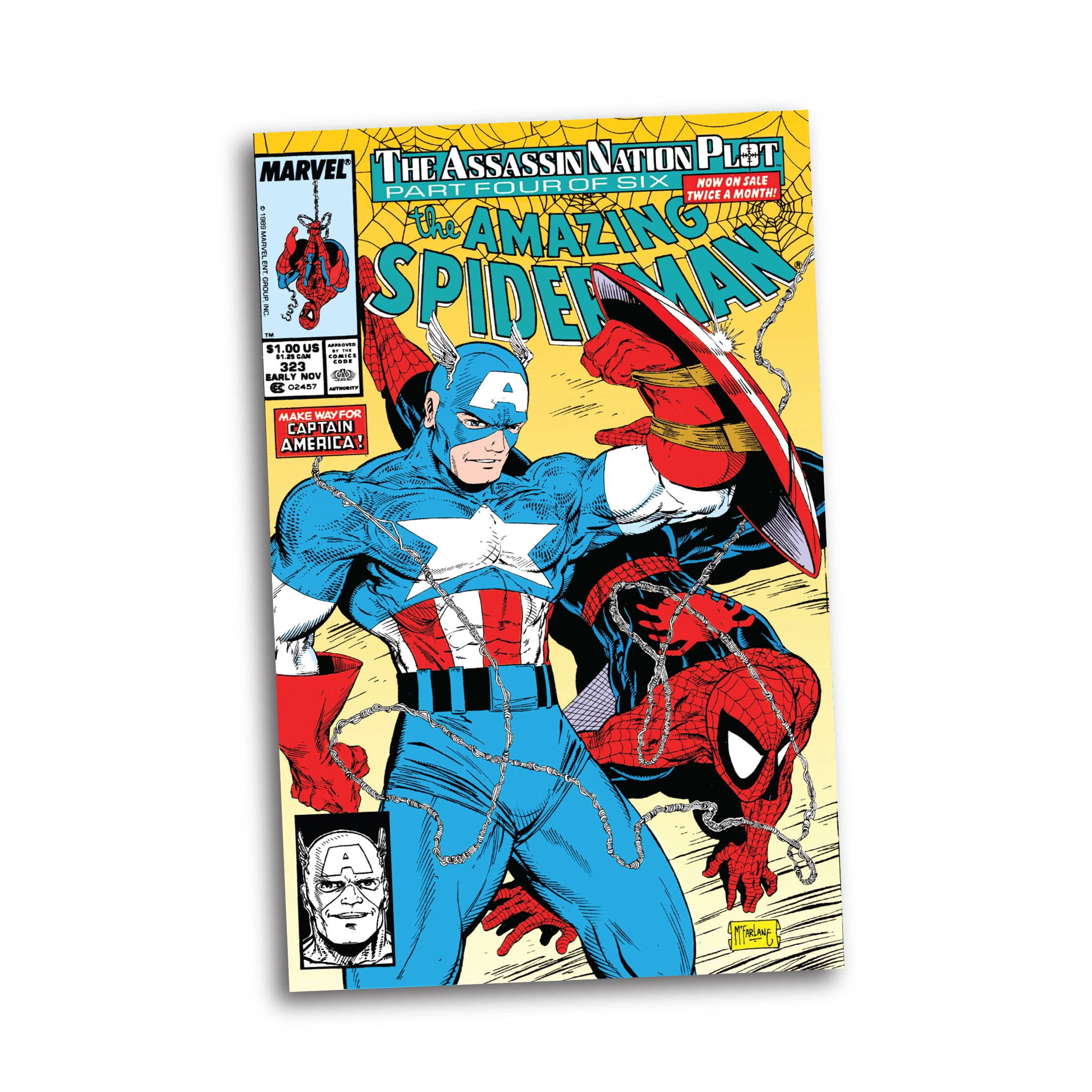 少年漫画 Captain America #323 Marvel Comics The Amazing SPIDER-MAN #323 Captain America