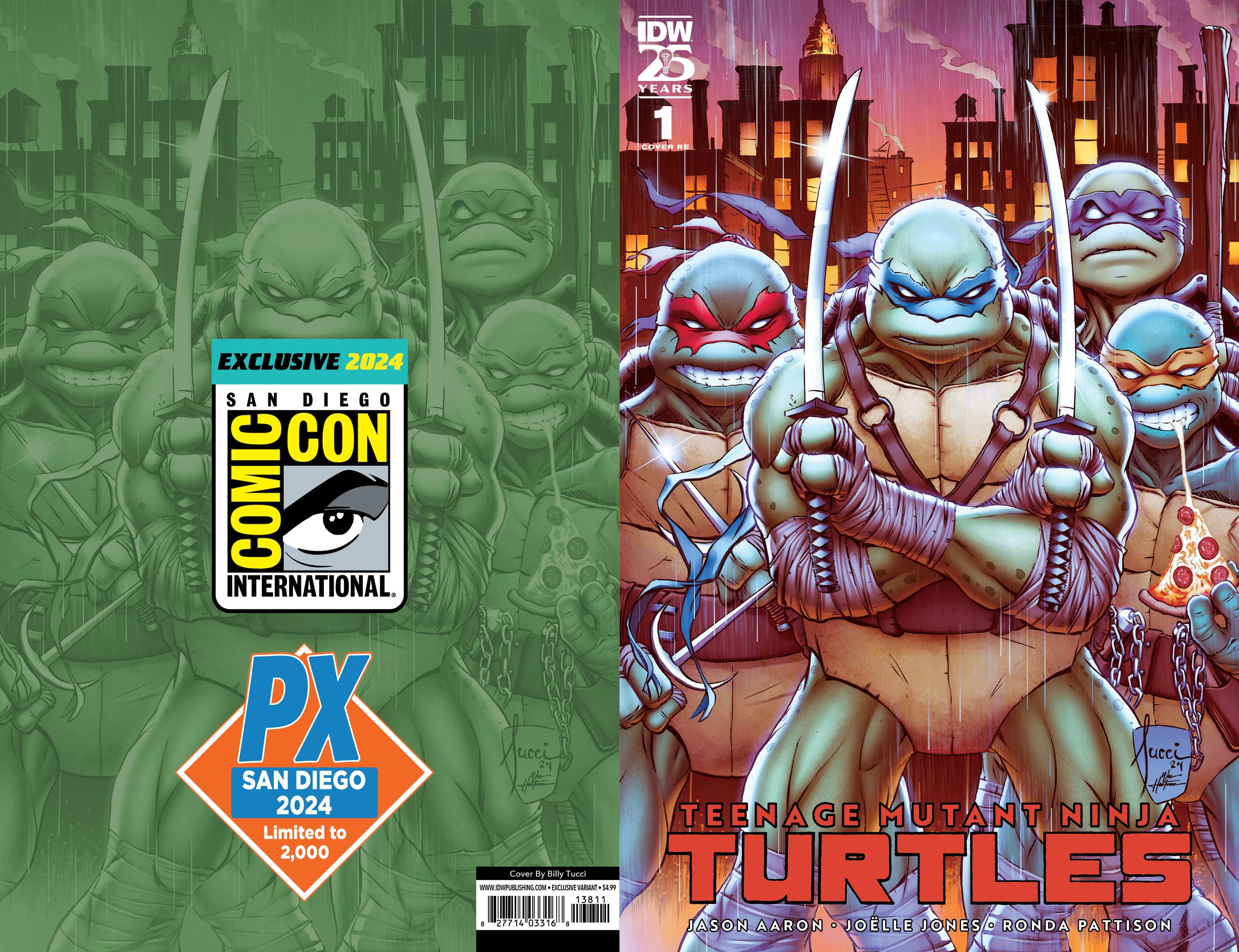 SDCC 2024 TEENAGE MUTANT NINJA TURTLES PX #1 TUCCI COLOR (CB5)