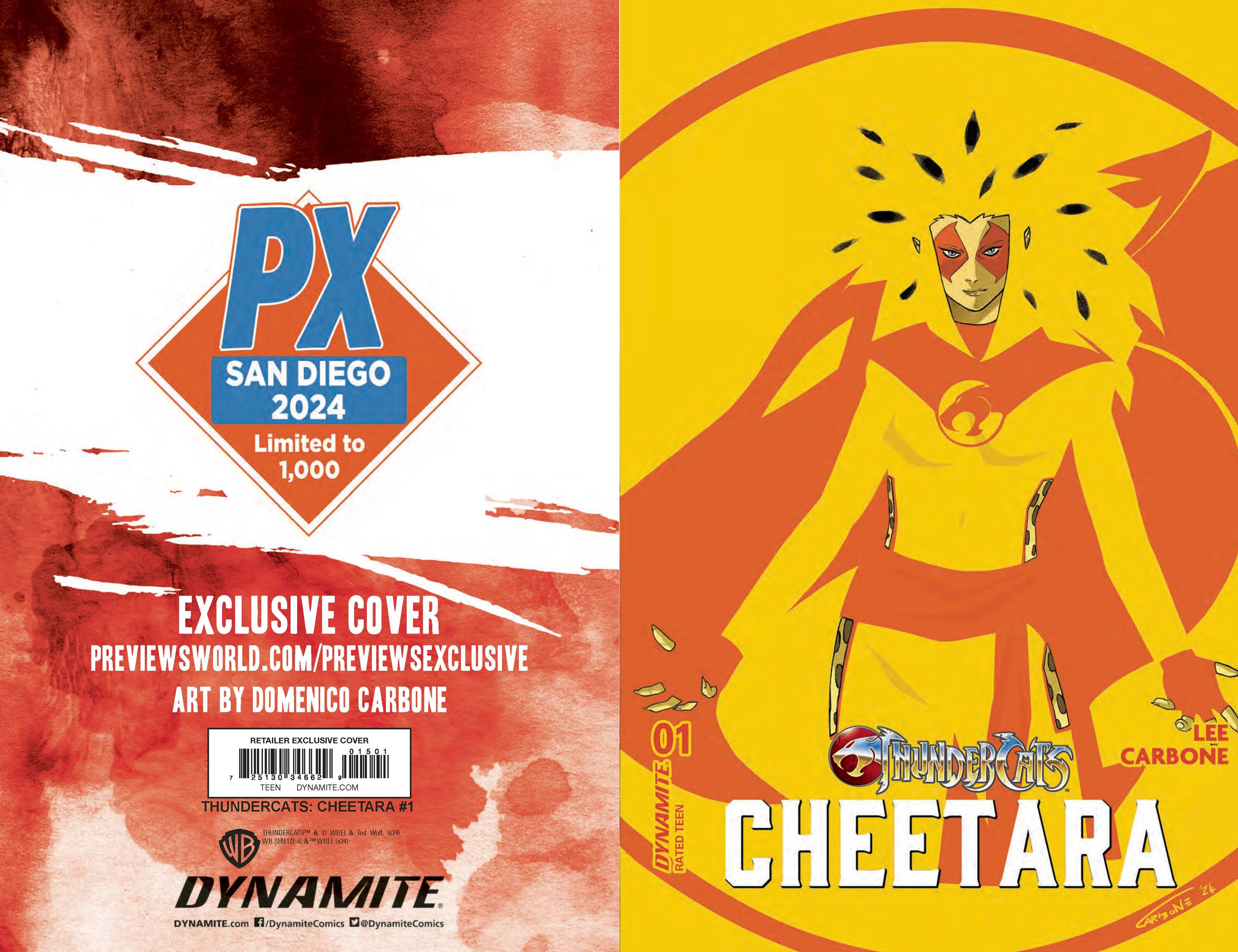 SDCC 2024 THUNDERCATS CHEETARA #1 PX VAR ED (CB5)