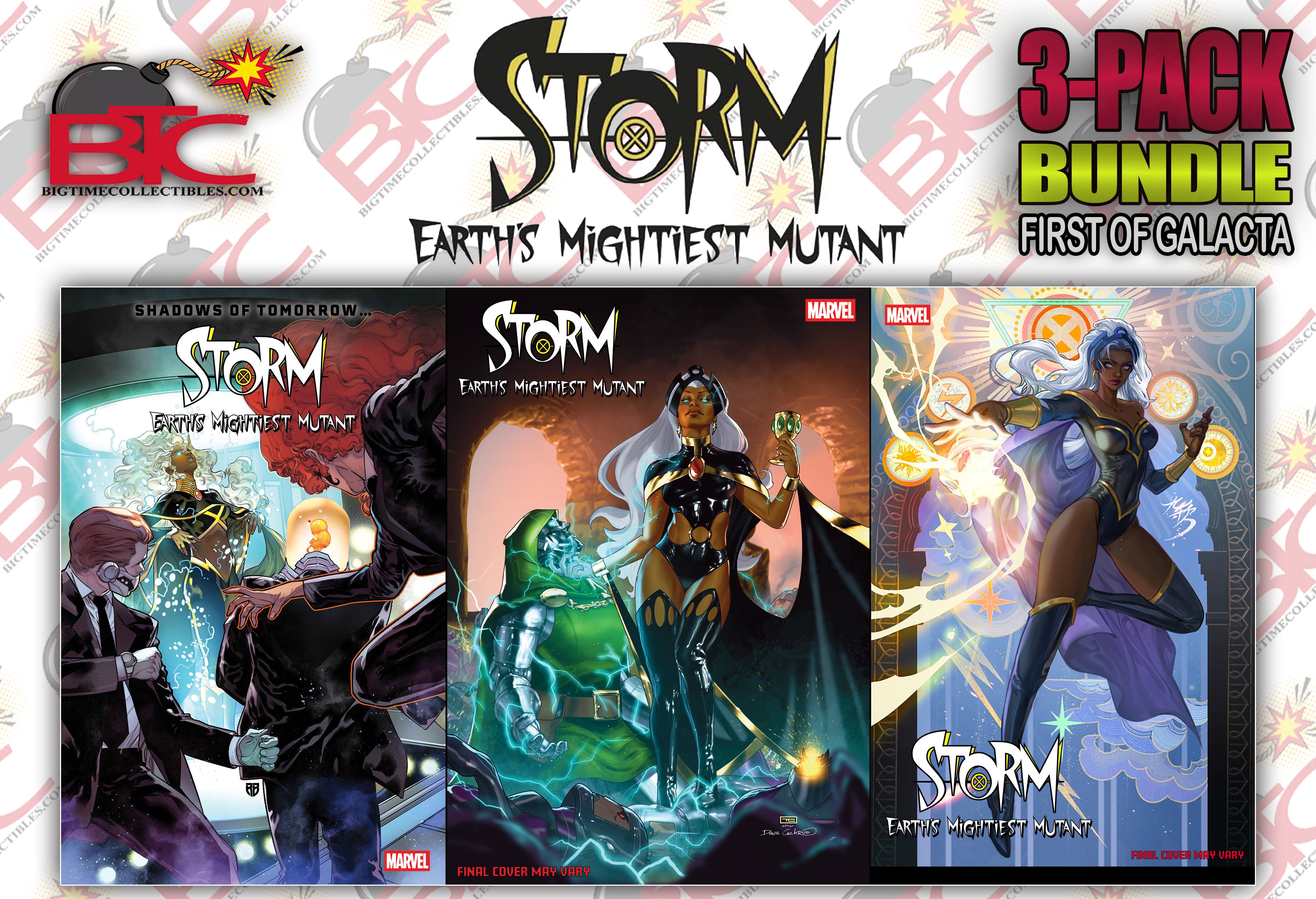 STORM: EARTH'S MIGHTIEST MUTANT #2 FIRST APPEARANCE OF GALACTA 3-PACK BUNDLE 03-11-26