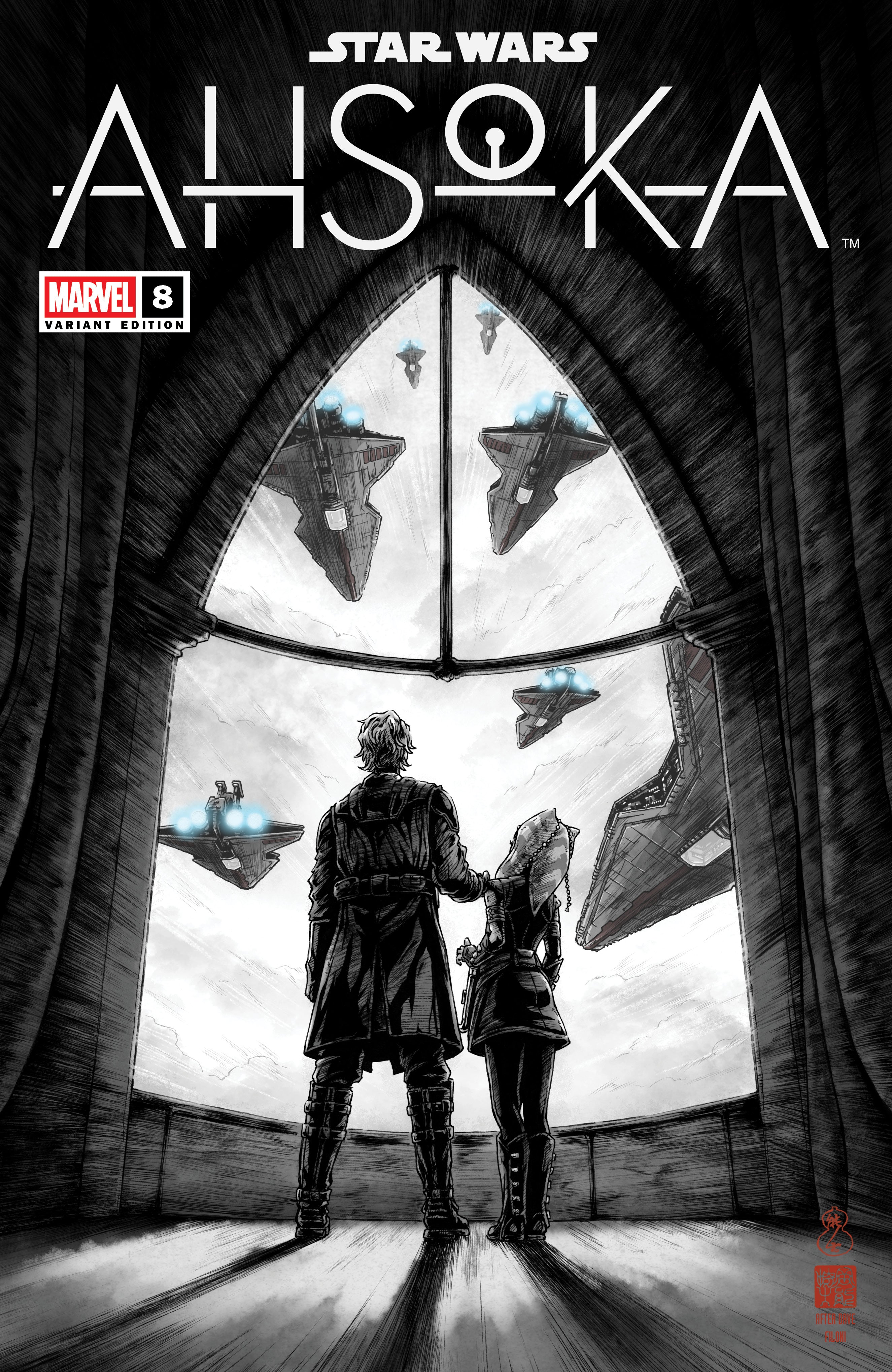 STAR WARS: AHSOKA #1-8 TAKASHI OKAZAKI LIMITED EDITION EXCLUSIVE VARIA