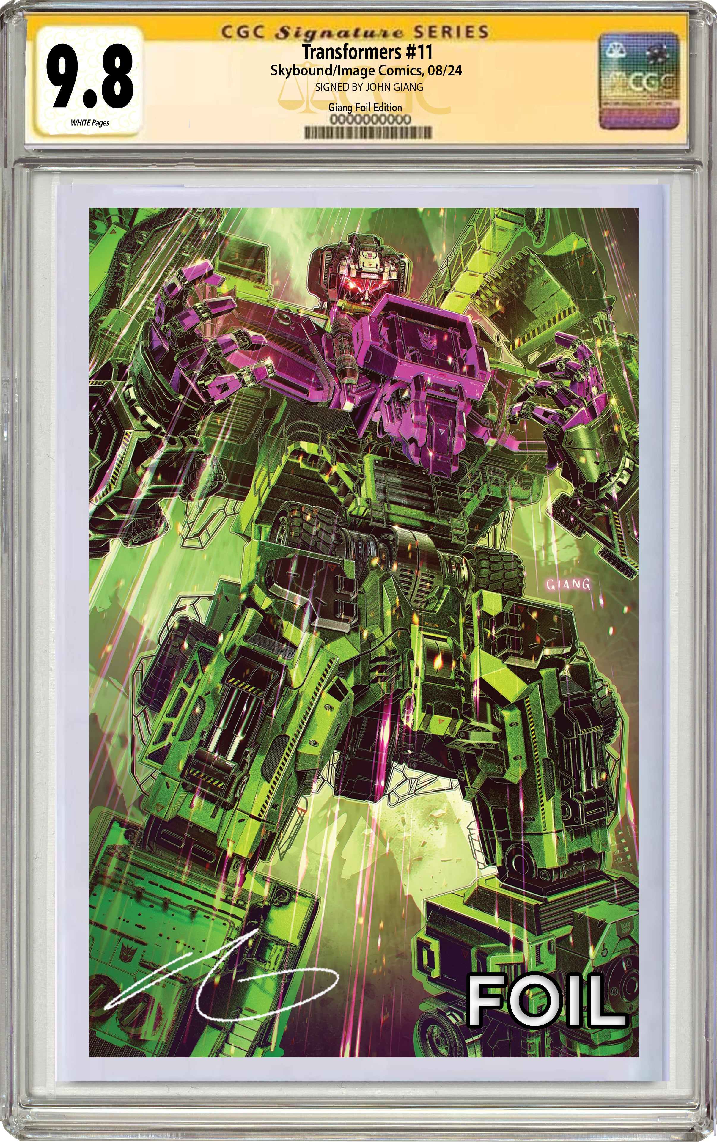 TRANSFORMERS #11 JOHN GIANG NYCC EXCLUSIVE FOIL EDITION OPTIONS