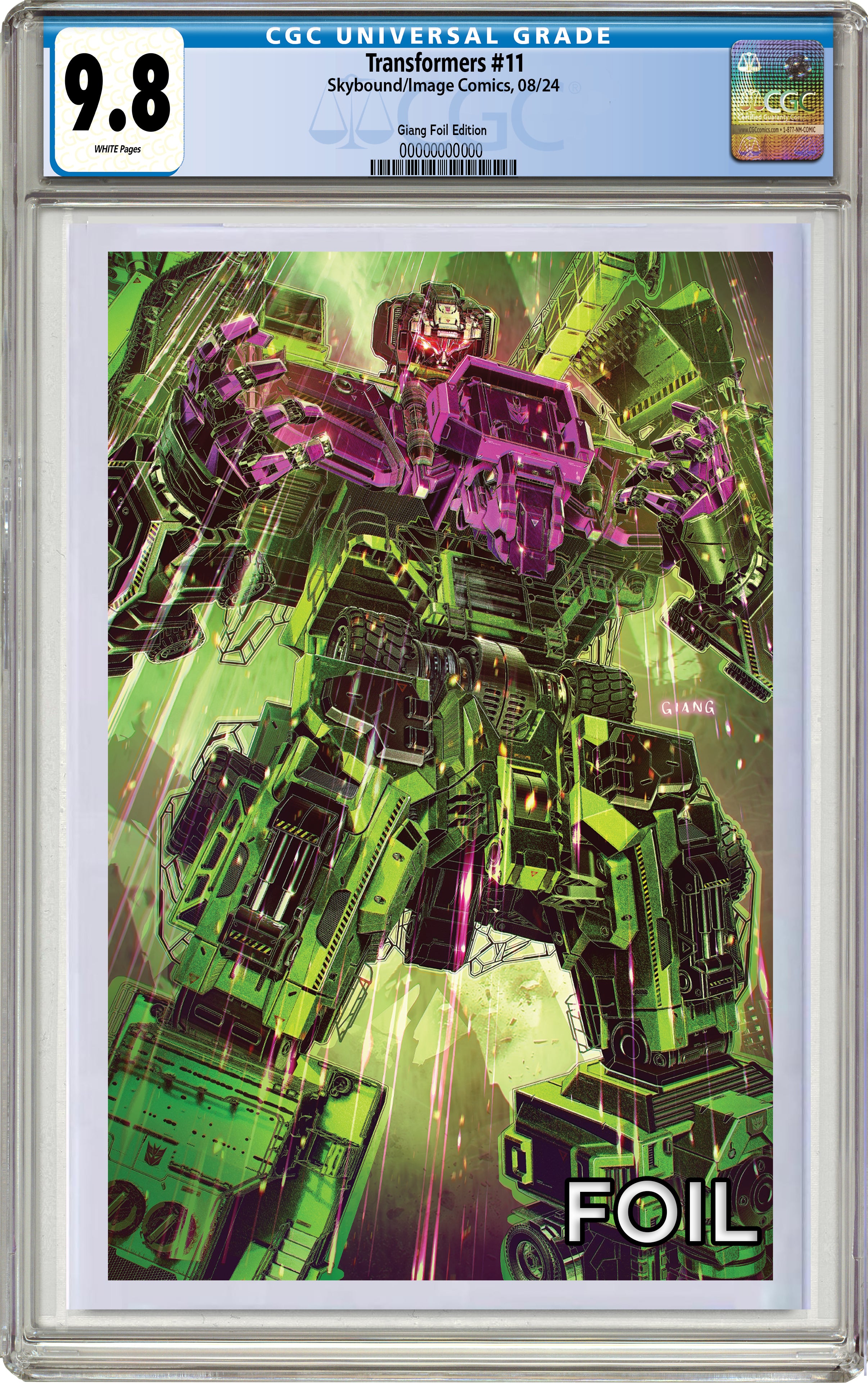 TRANSFORMERS #11 JOHN GIANG NYCC EXCLUSIVE FOIL EDITION OPTIONS