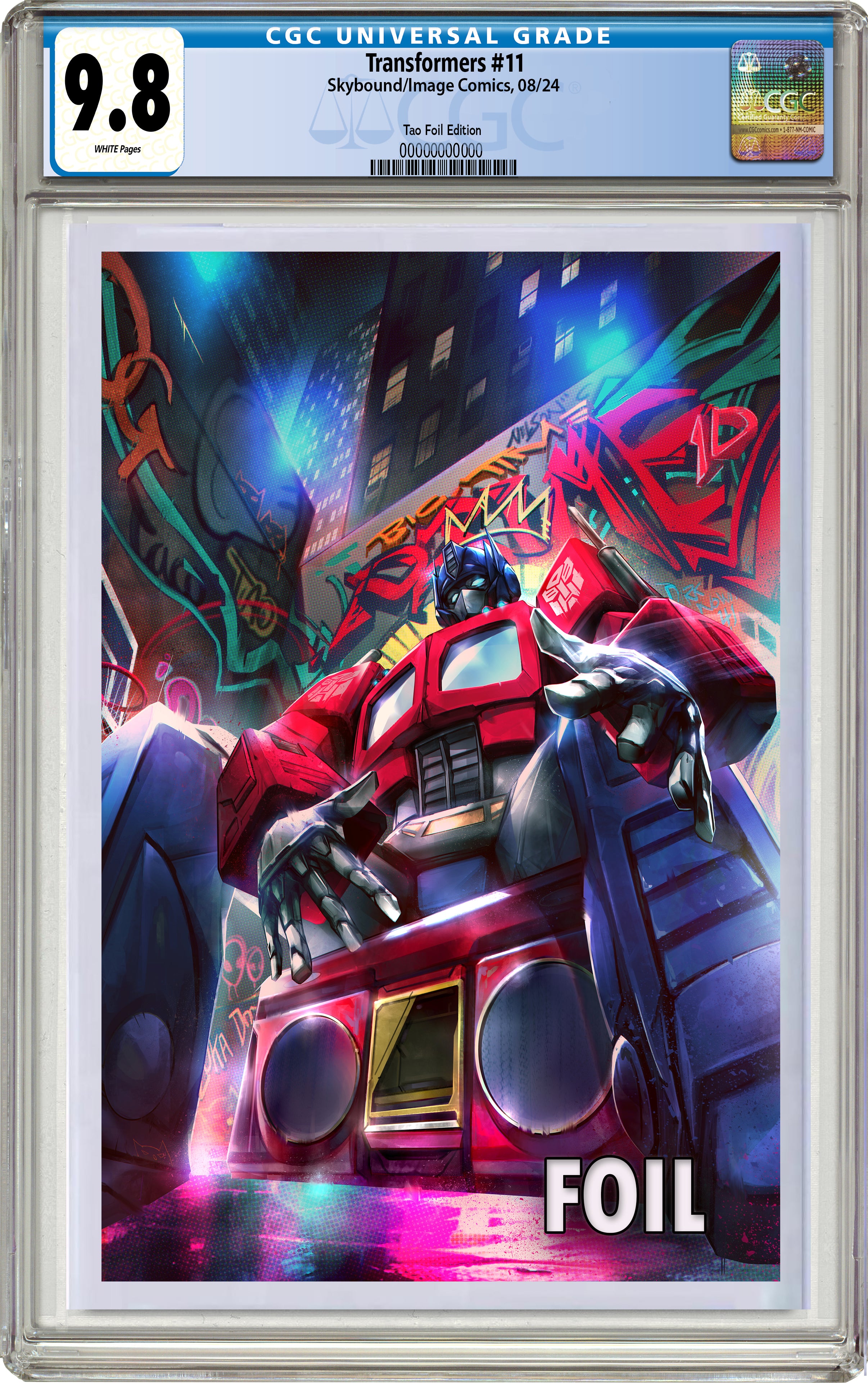 TRANSFORMERS #11 IVAN TAO NYCC EXCLUSIVE FOIL VIRGIN EDITION.