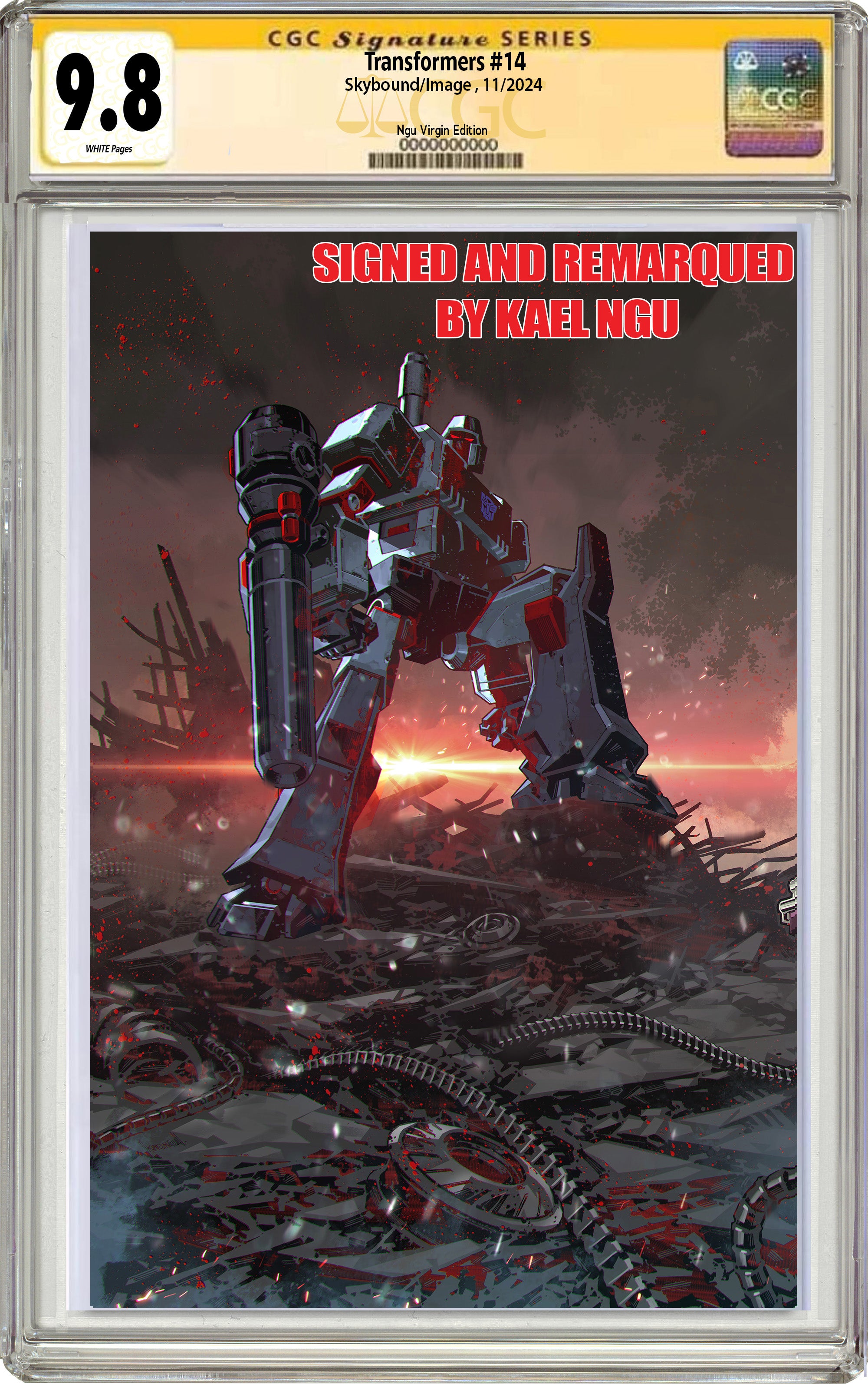TRANSFORMERS #14 KAEL NGU EXCLUSIVE CONNECTING VIRGIN VARIANT COVER OP