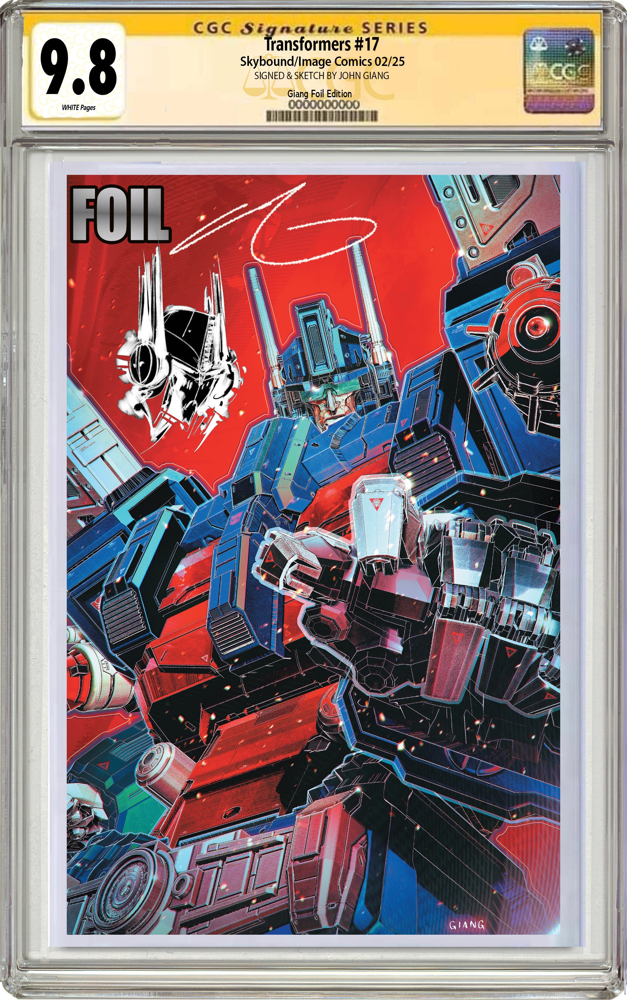 TRANSFORMERS #17 JOHN GIANG ULTRA MAGNUS EXCLUSIVE FOIL VARIANT -- [Expected In Stock Date : 02-12-25]