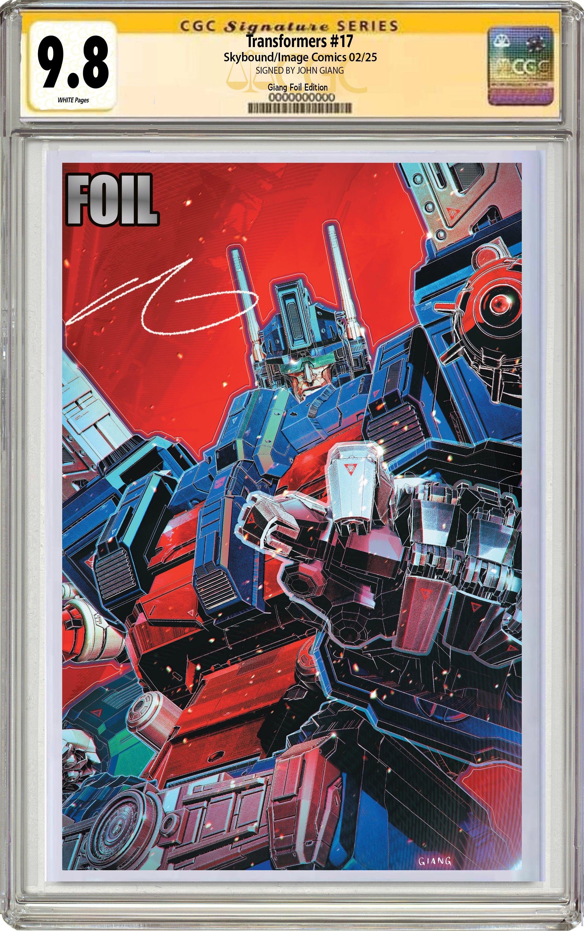 TRANSFORMERS #17 JOHN GIANG ULTRA MAGNUS EXCLUSIVE FOIL VARIANT -- [Expected In Stock Date : 02-12-25]