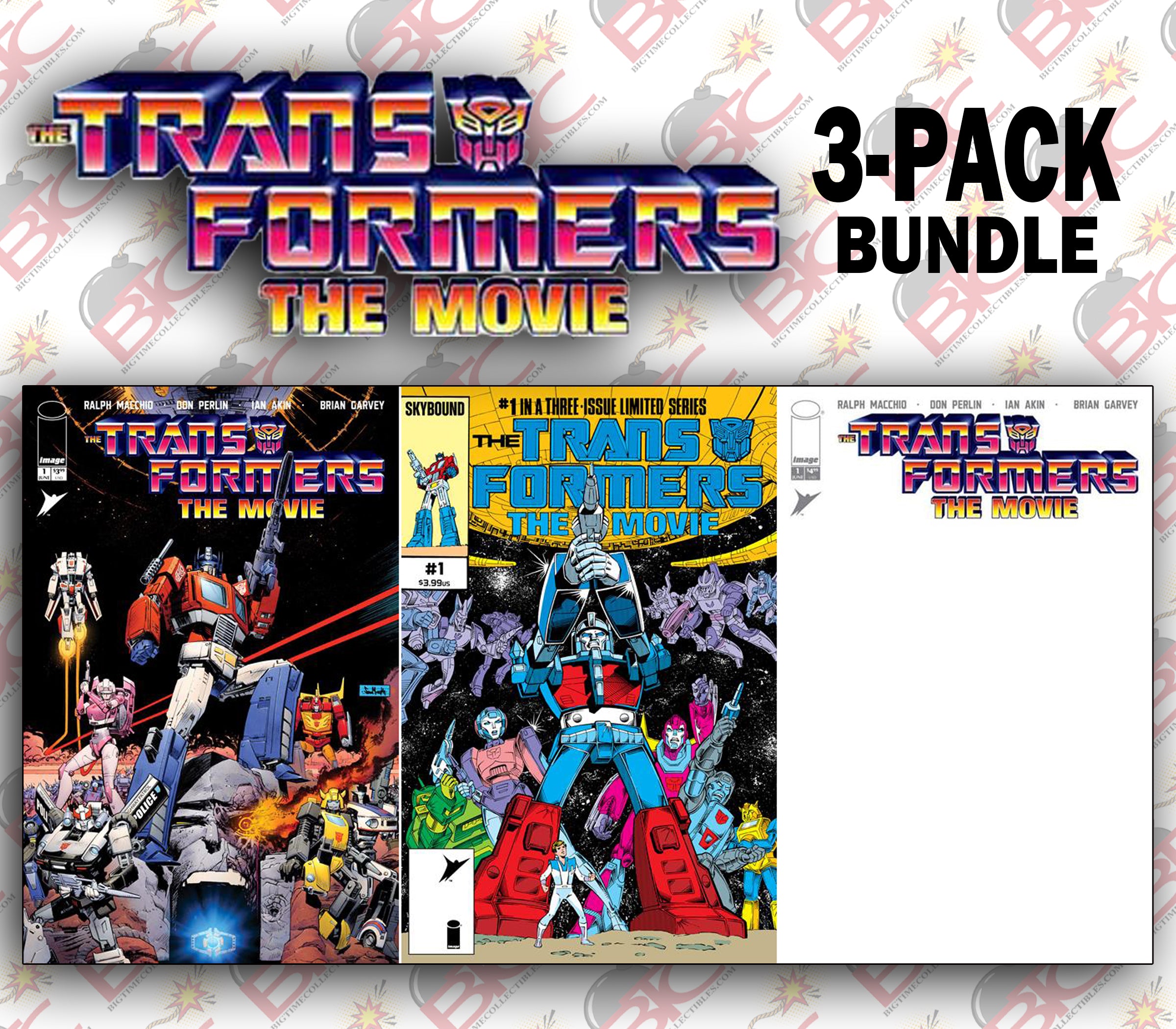 TRANSFORMERS THE MOVIE 40TH ANNIVERSARY EDITION #1 3-PACK BUNDLE -- [06-03-26]