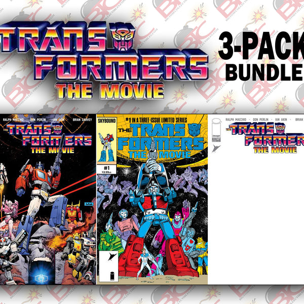 TRANSFORMERS THE MOVIE 40TH ANNIVERSARY EDITION #1 3-PACK BUNDLE -- [0