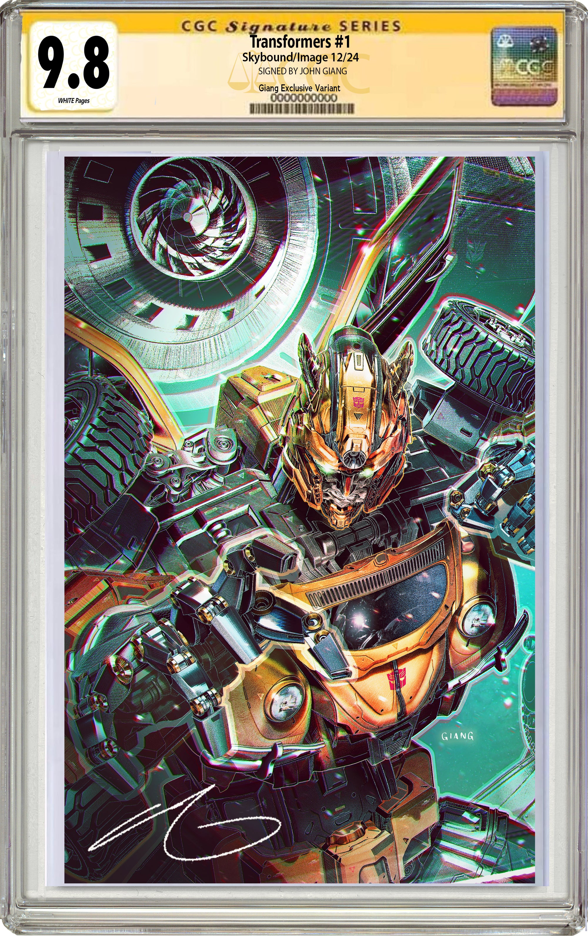 TRANSFORMERS #1 Tenth Printing JOHN GIANG EXCLUSIVE CONNECTING VARIANT 12-18-24