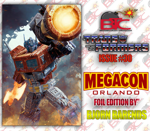 Transformers #30 Björn Barends Megacon Virgin Foil Edition cover