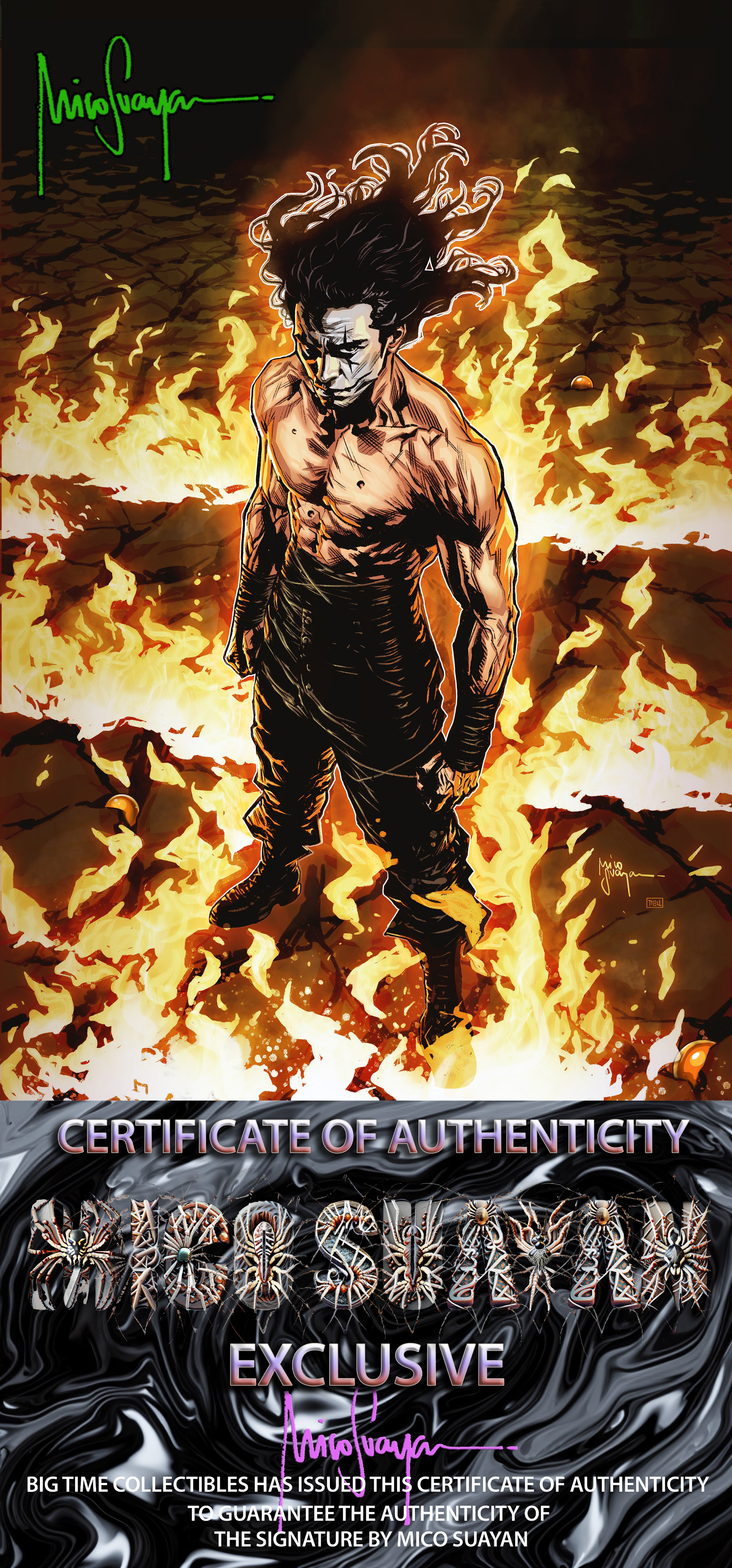 CROW DEAD TIME #1 MICO SUAYAN "CROWKU" FANEXPO DALLAS EXCLUSIVE (RAW EDITION)