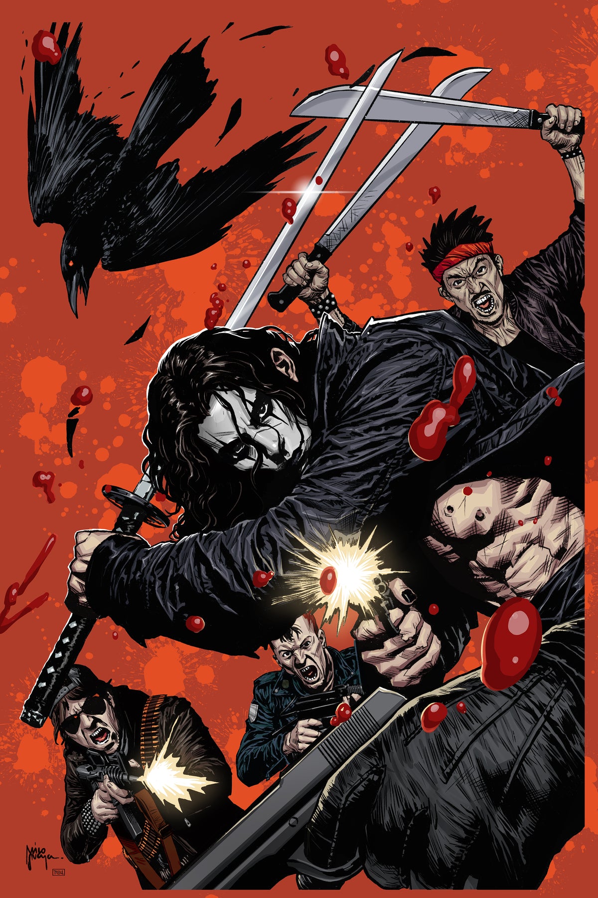 CROW DEAD TIME #1 MICO SUAYAN NYCC EXCLUSIVE VARIANT COVERS